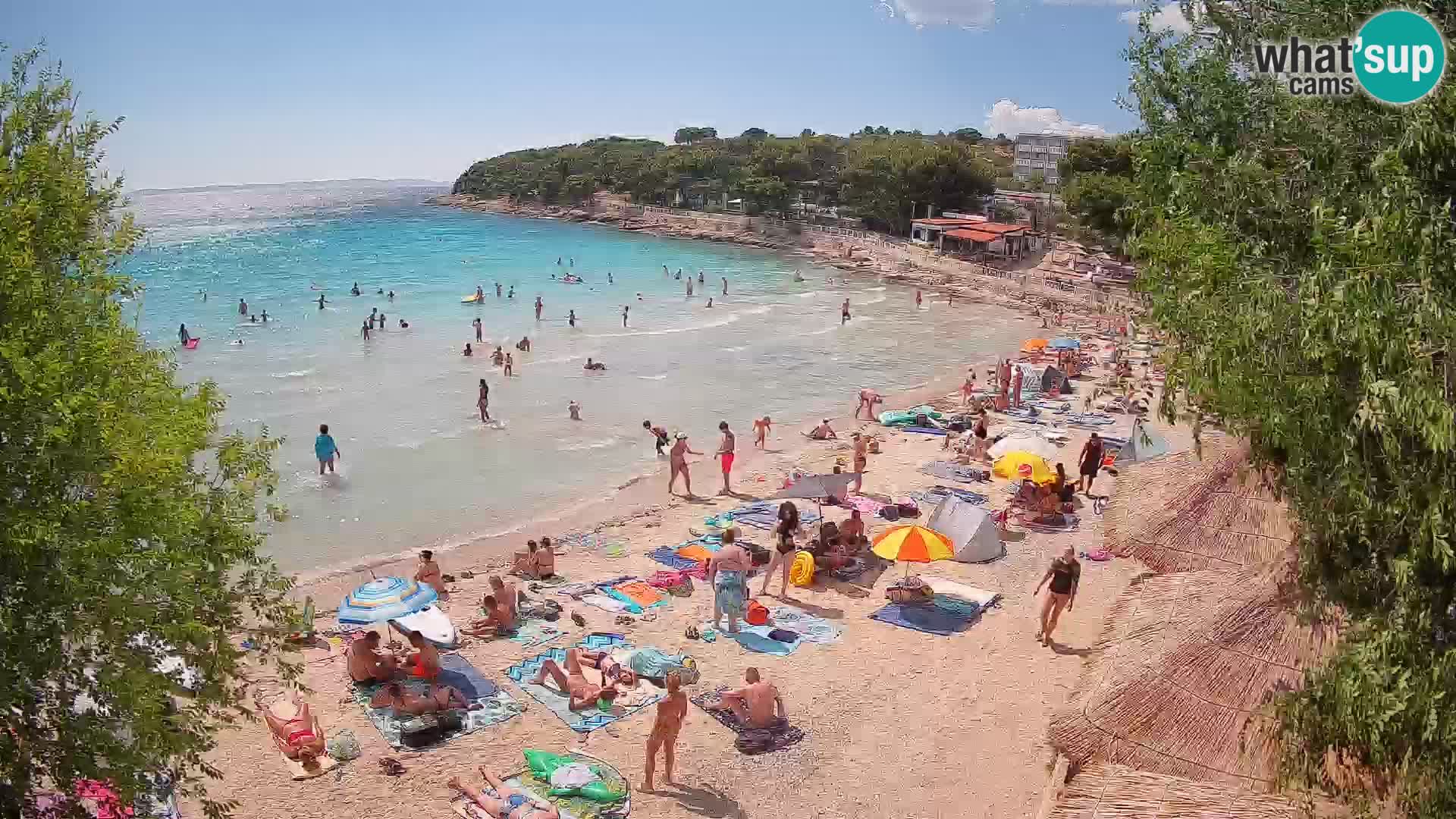 Plaža Slanica Murter – web kamera