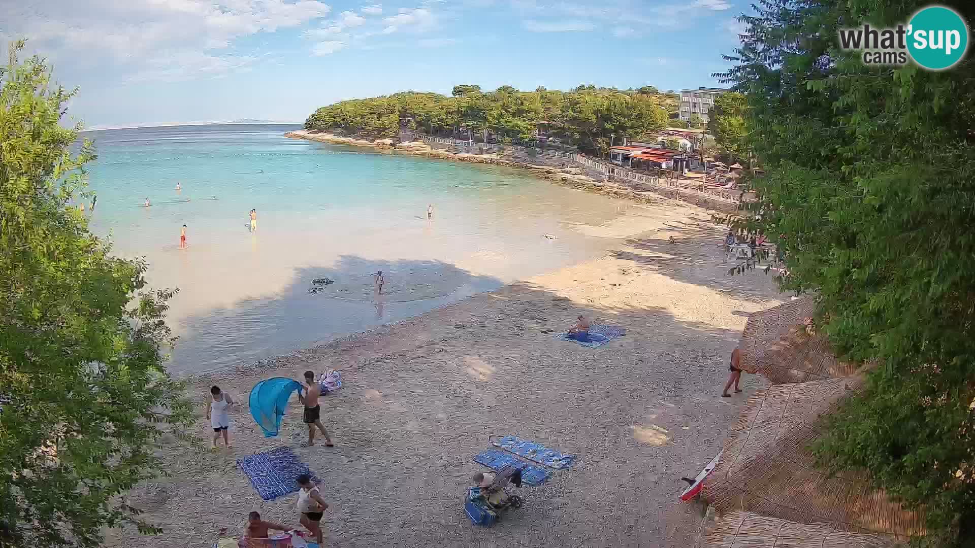 Plaža Slanica Murter – kamera v živo