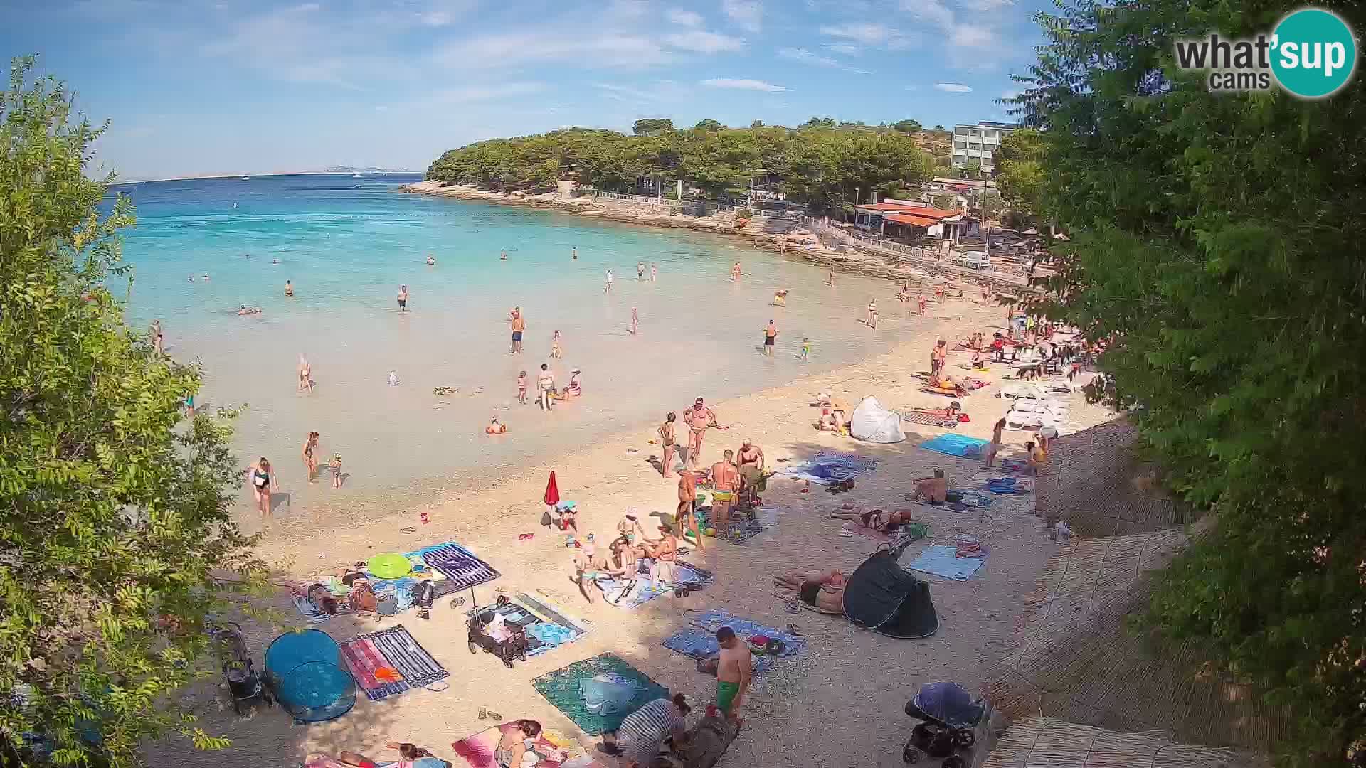 Strand Slanica Murter – webcam