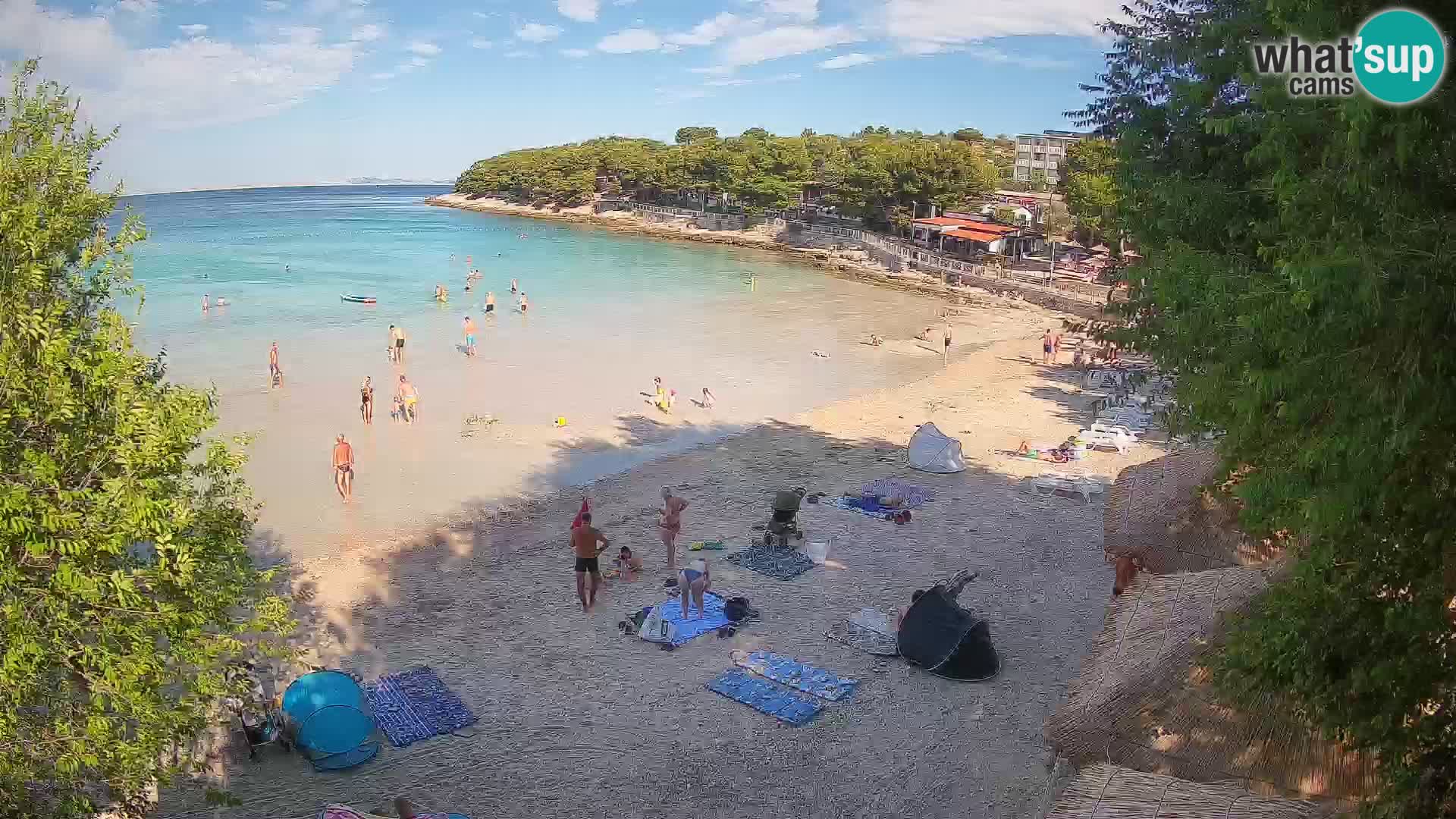 Plaža Slanica Murter – kamera v živo