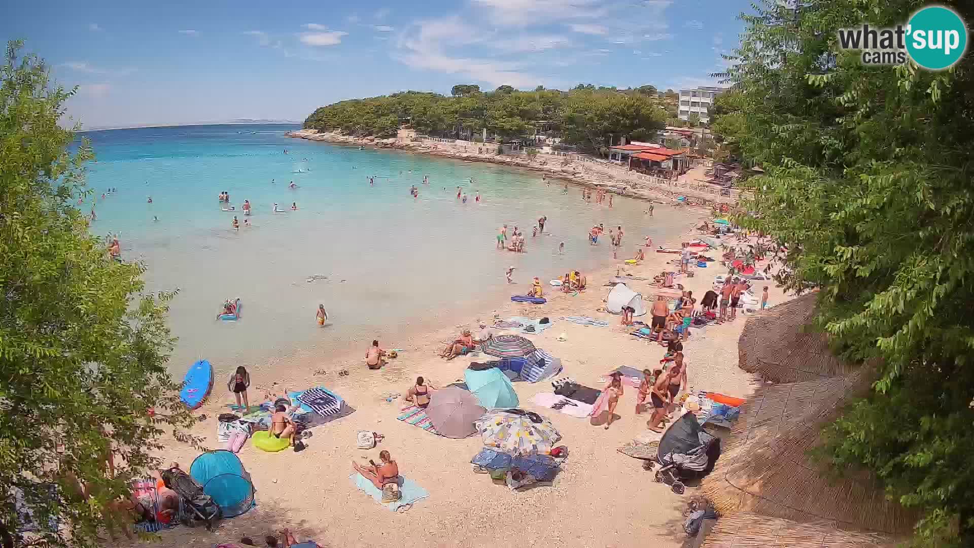 Strand Slanica Murter – webcam