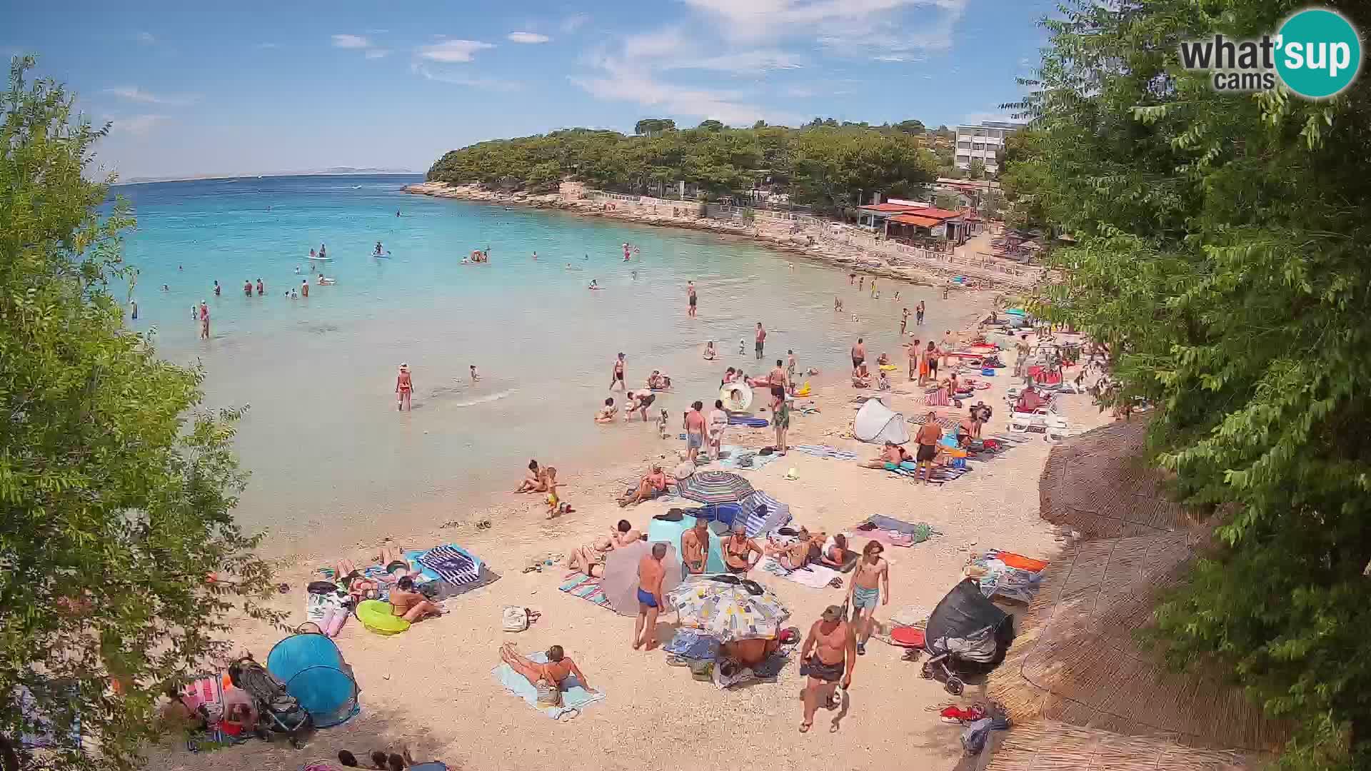 Plaža Slanica Murter – kamera v živo