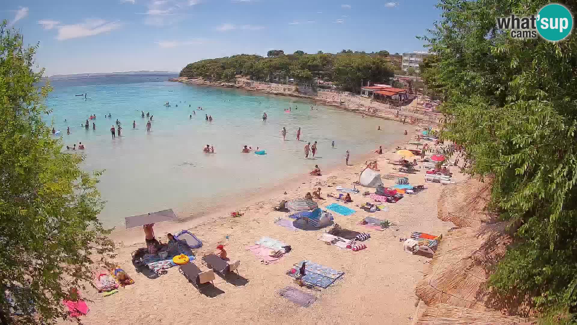 Strand Slanica Murter – webcam