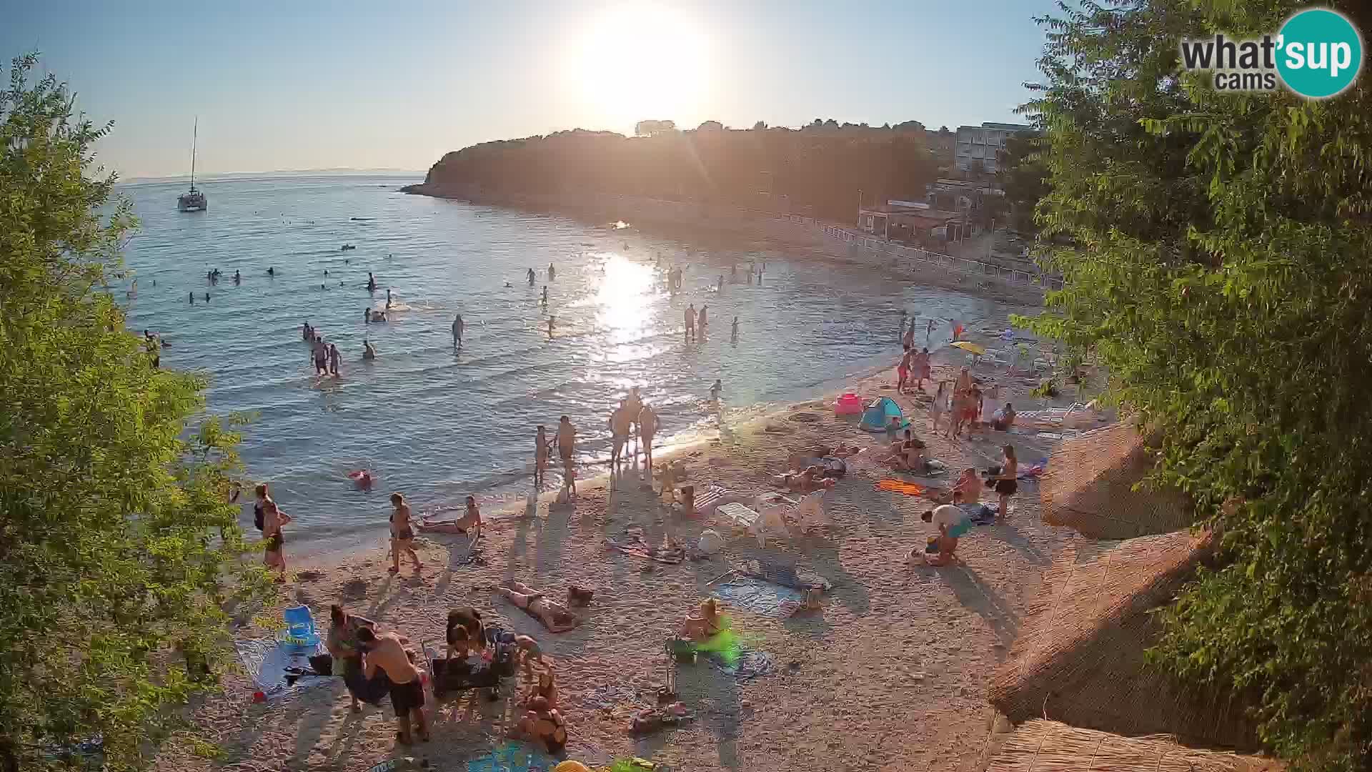 Plaža Slanica Murter – kamera v živo
