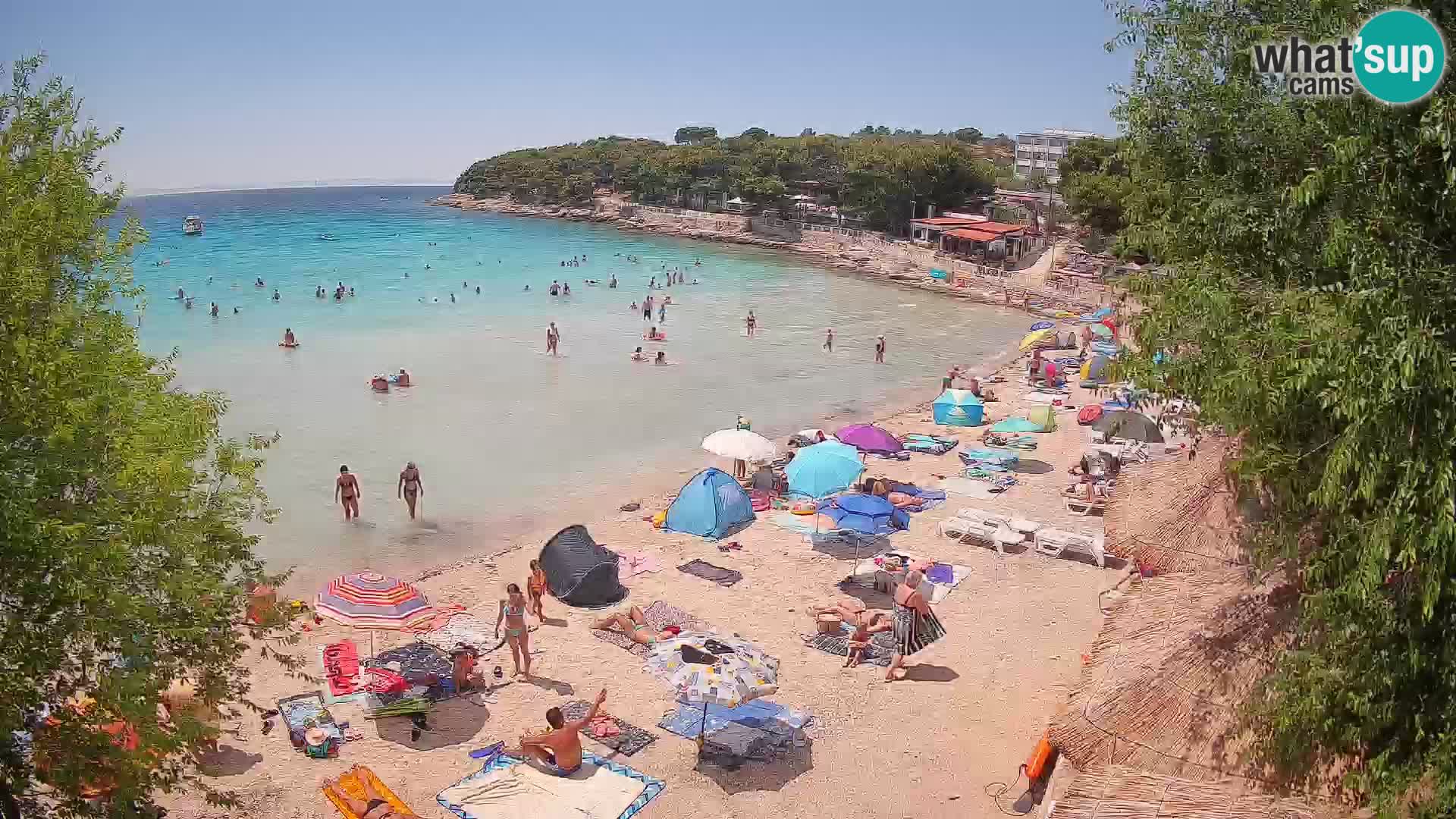 Plaža Slanica Murter – kamera v živo