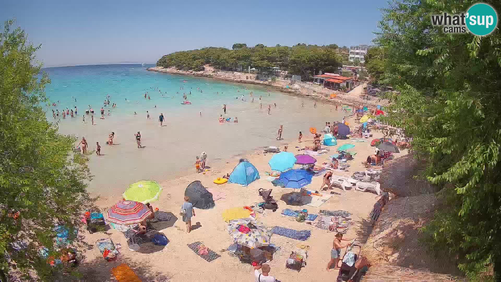 Plaža Slanica Murter – kamera v živo
