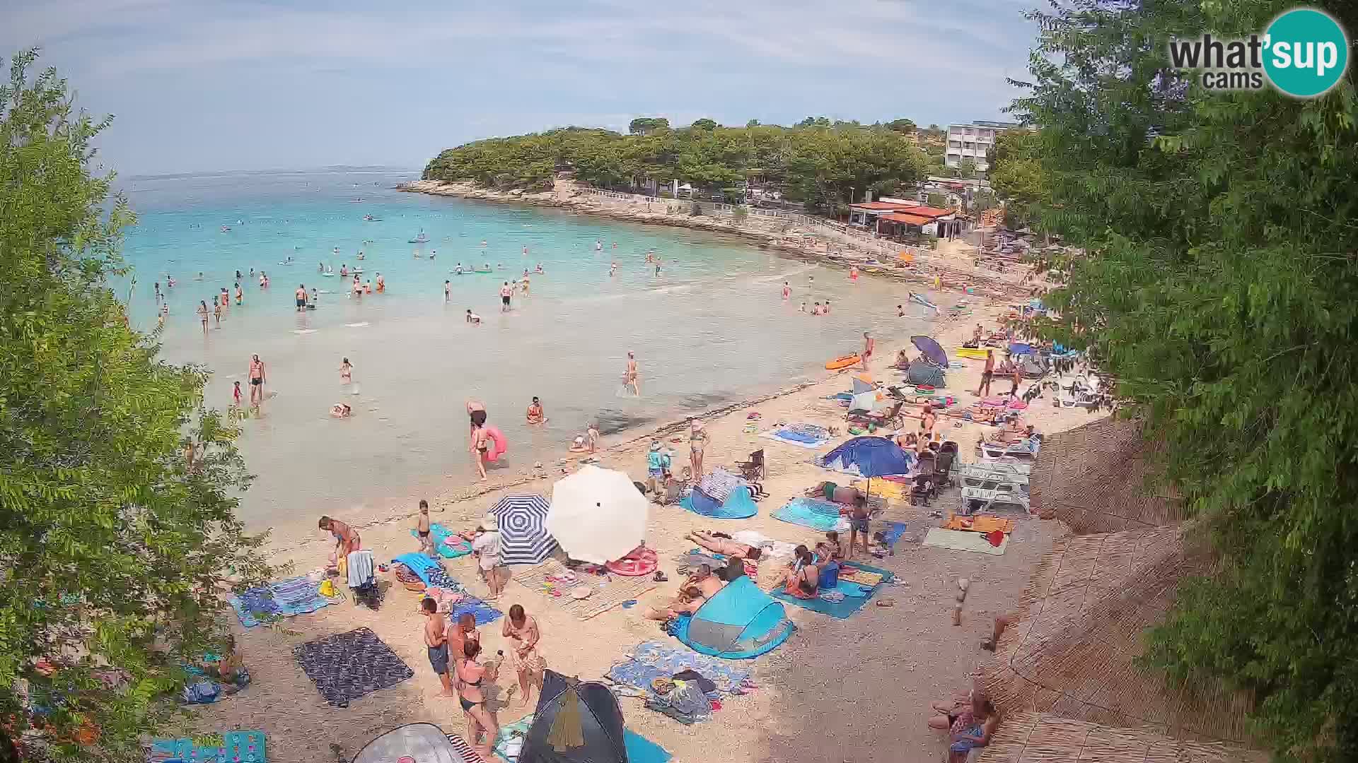 Plaža Slanica Murter – web kamera