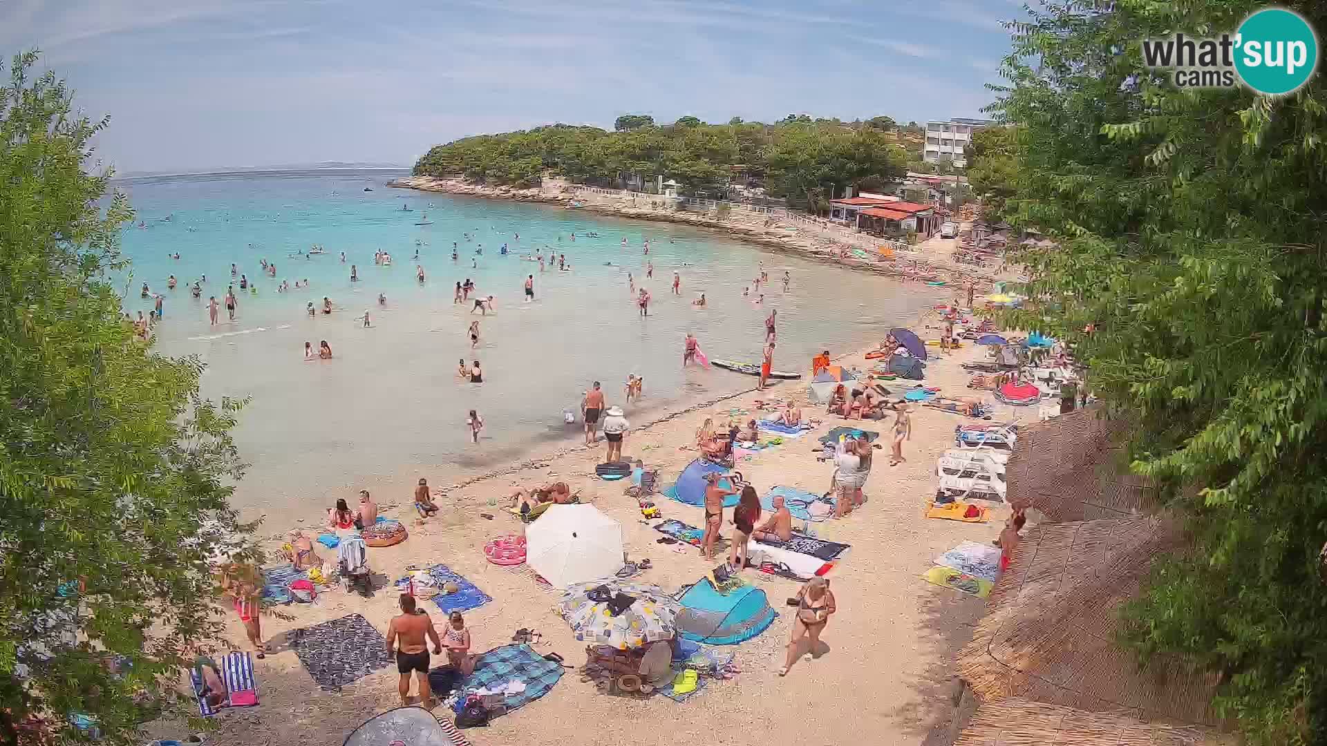 Plaža Slanica Murter – web kamera
