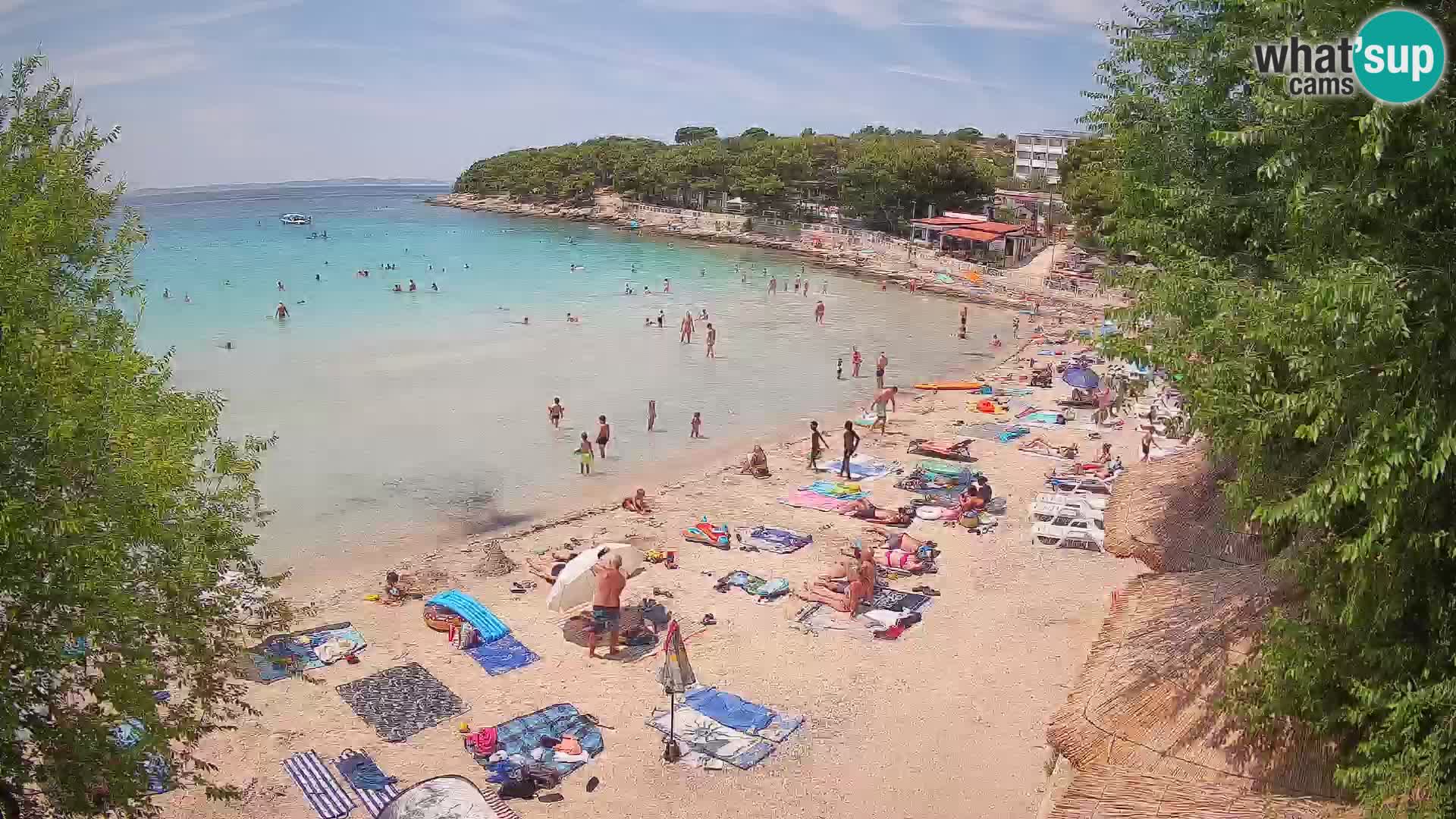 Plaža Slanica Murter – web kamera