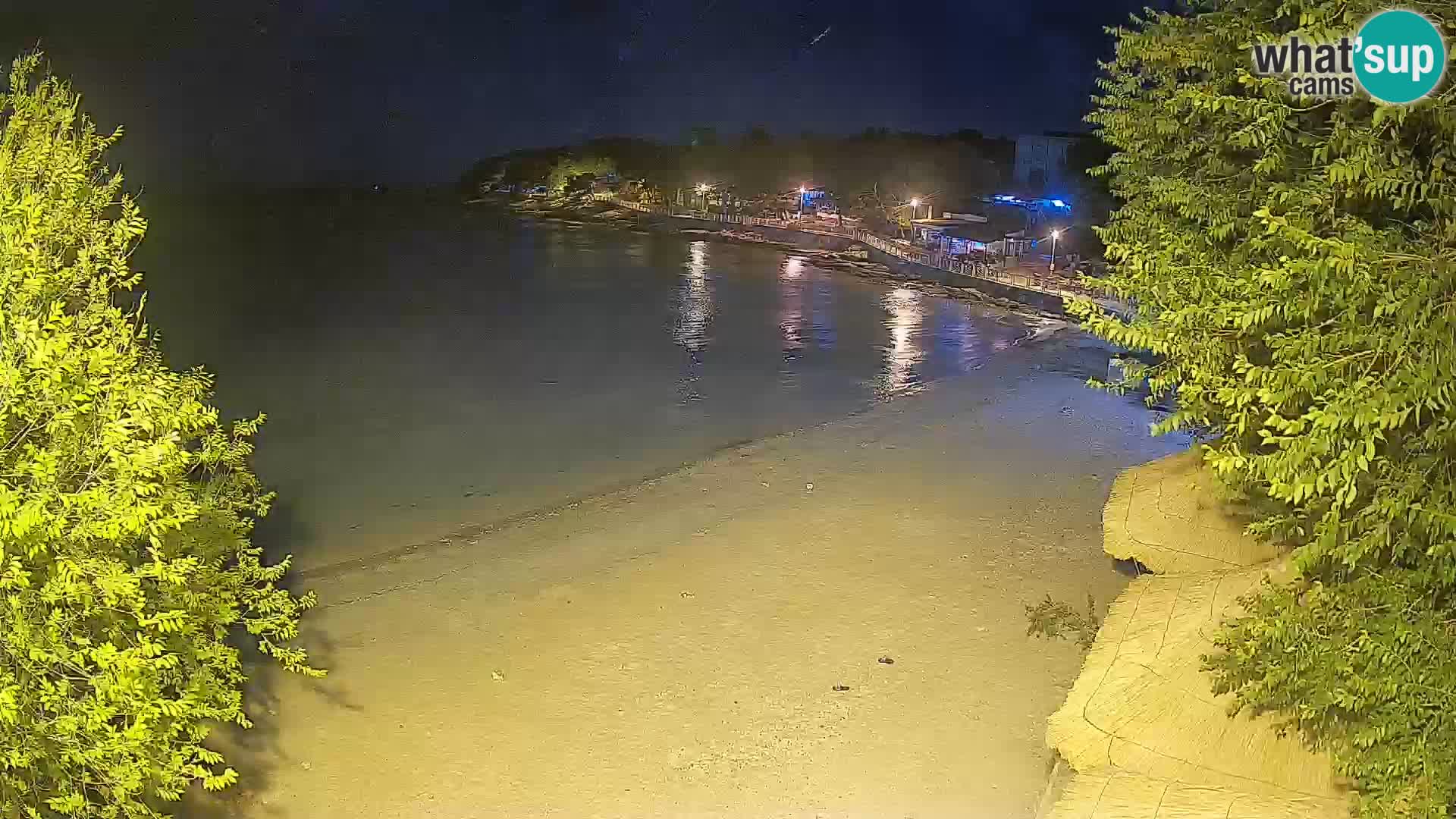 Strand Slanica Murter – webcam