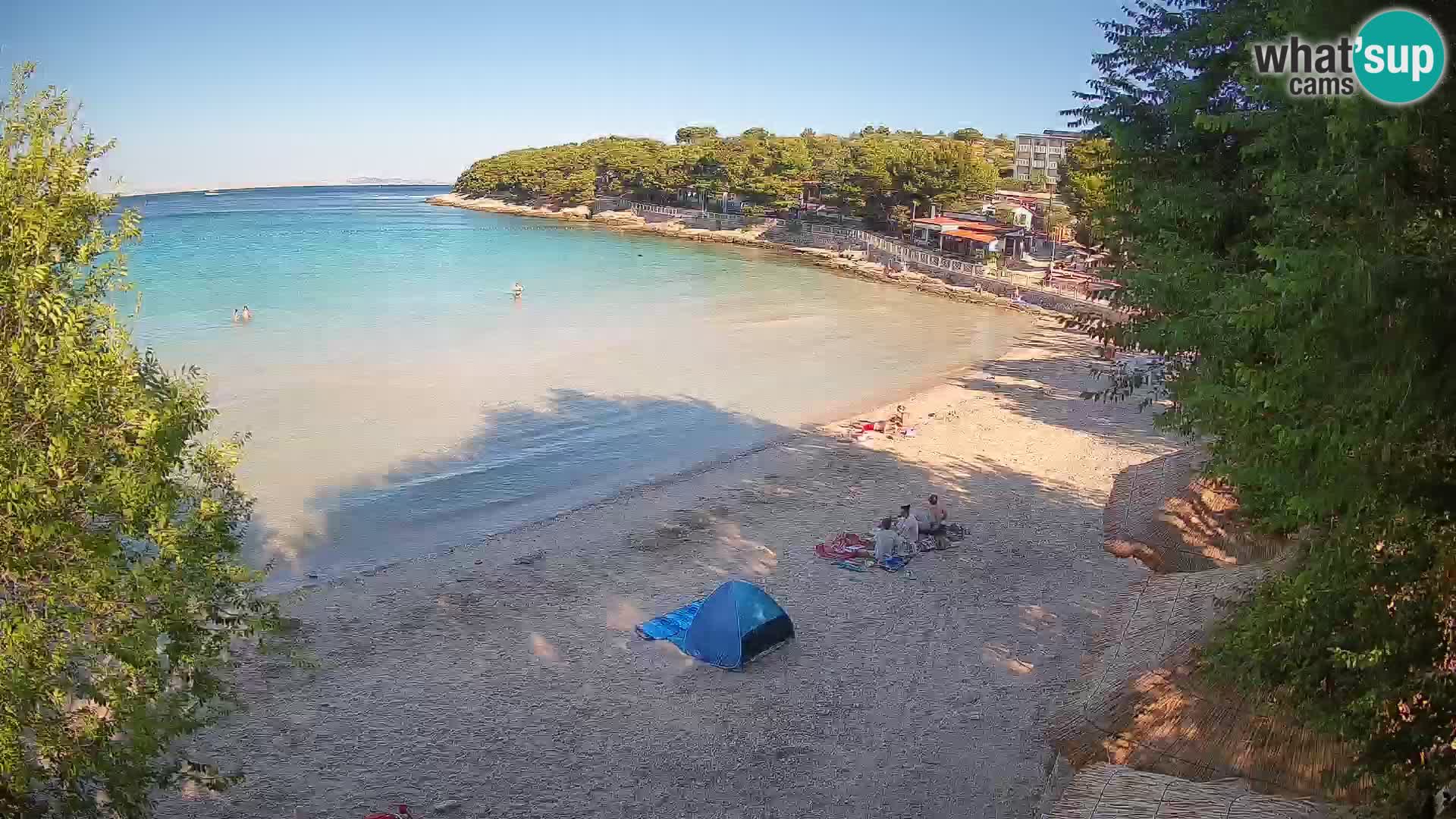 Plaža Slanica Murter – web kamera