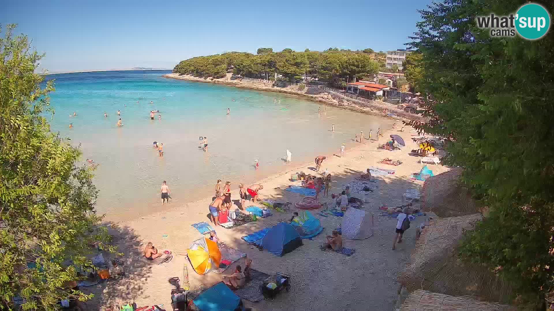 Plaža Slanica Murter – web kamera