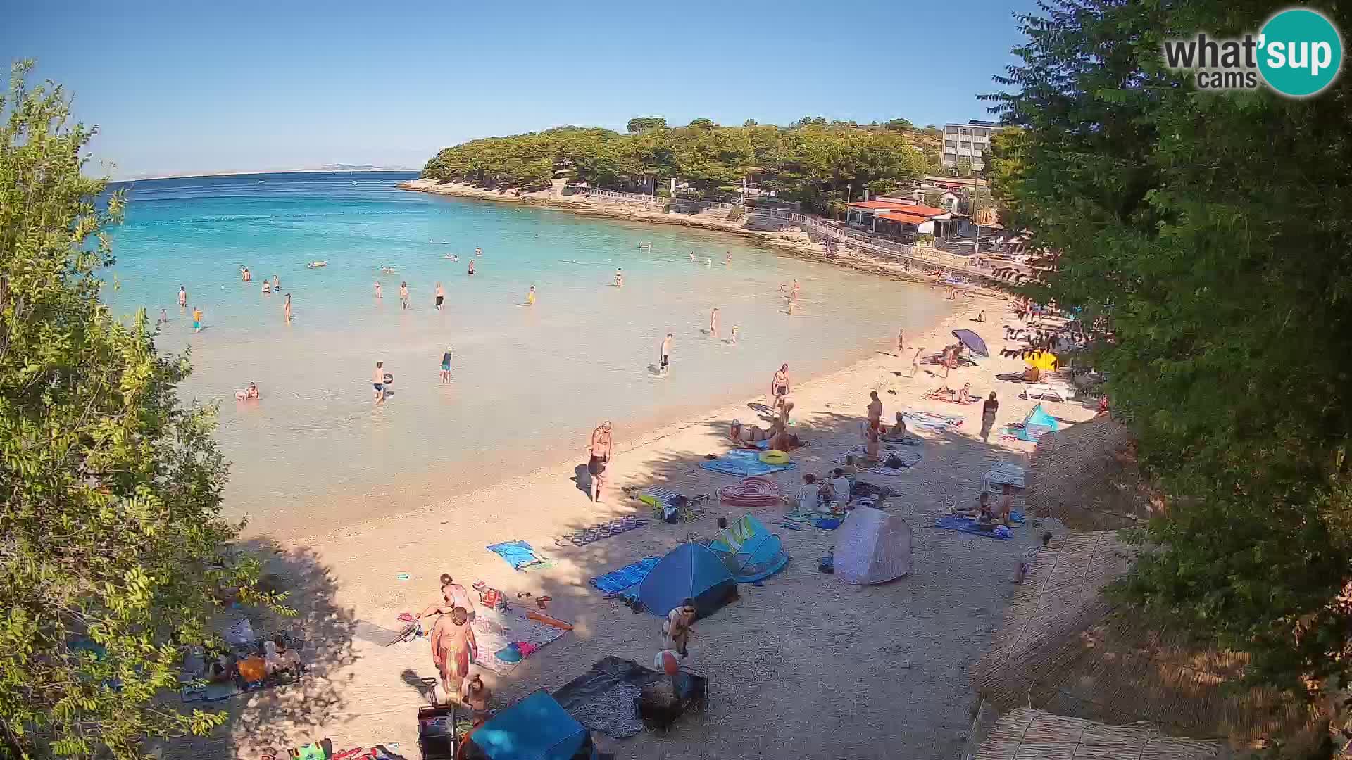 Plaža Slanica Murter – web kamera