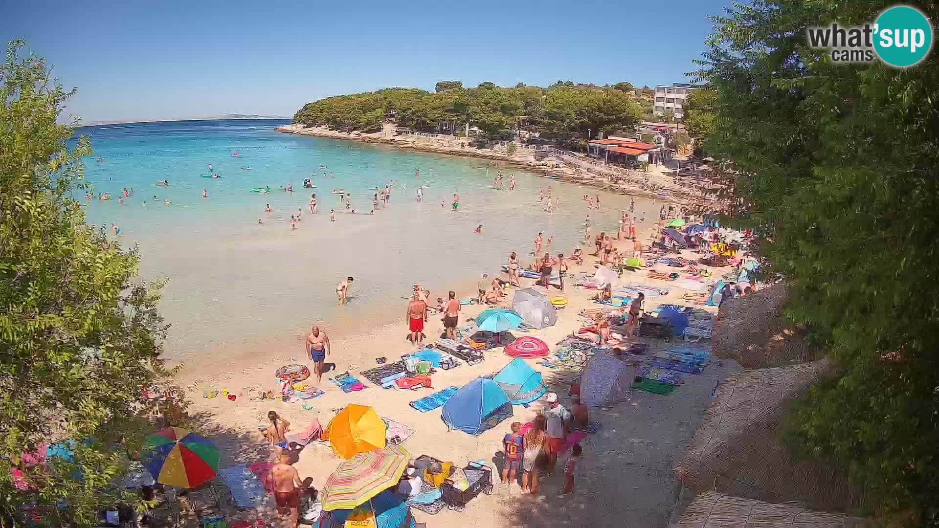 Plaža Slanica Murter – web kamera