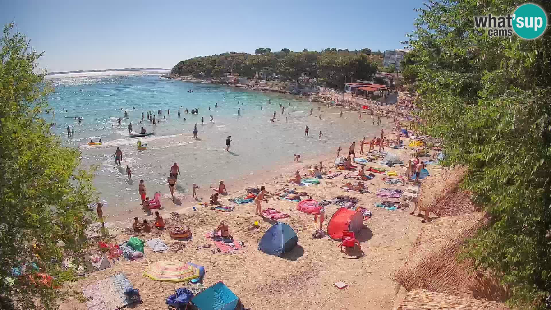 Strand Slanica Murter – webcam