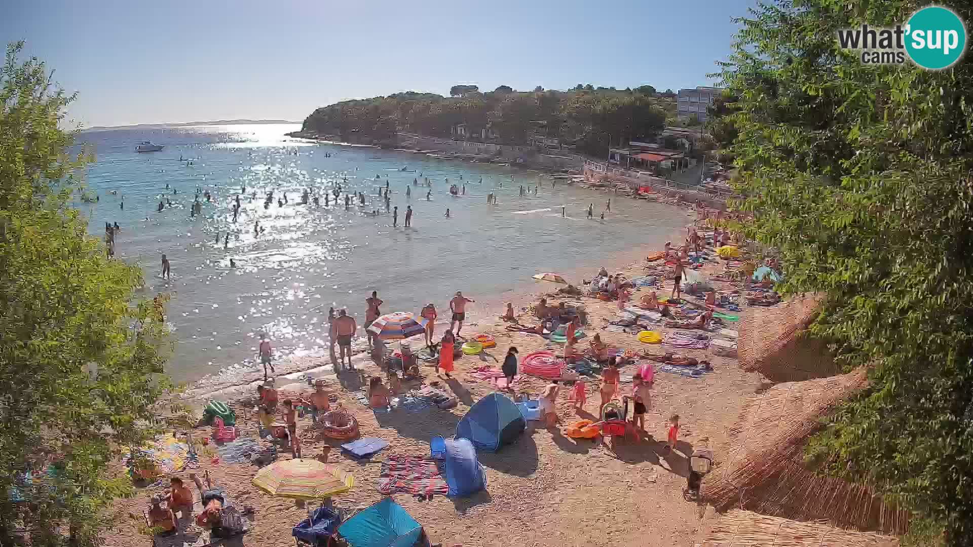 Strand Slanica Murter – webcam