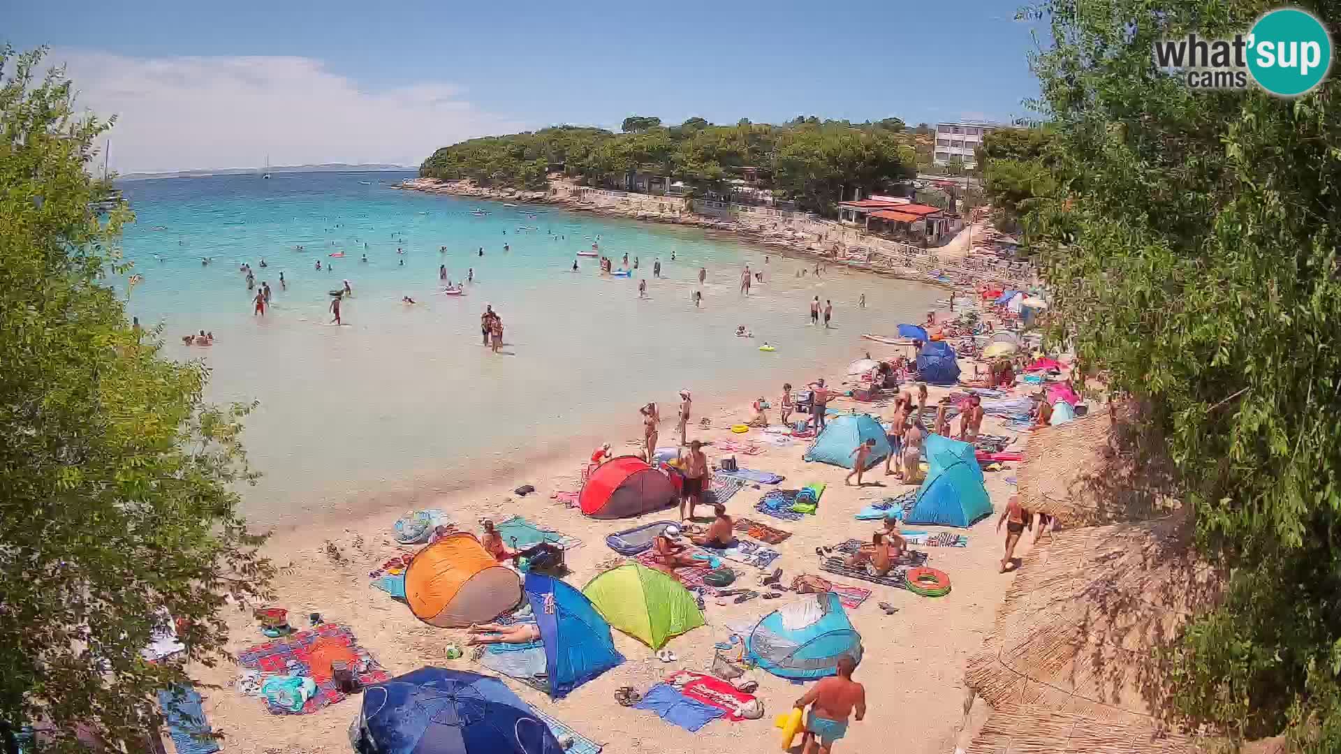 Plaža Slanica Murter – kamera v živo
