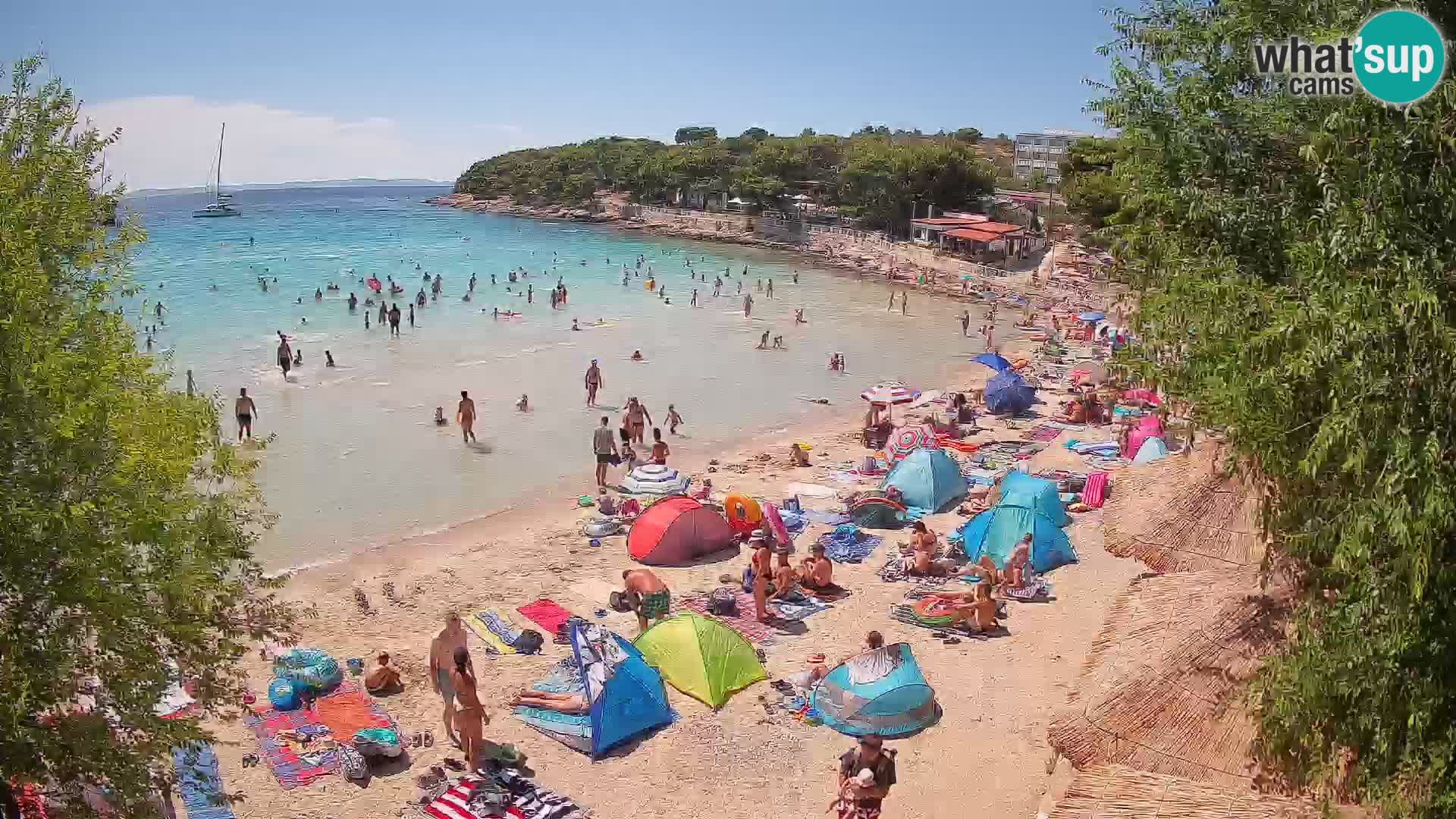 Beach Slanica Murter – Live Cam