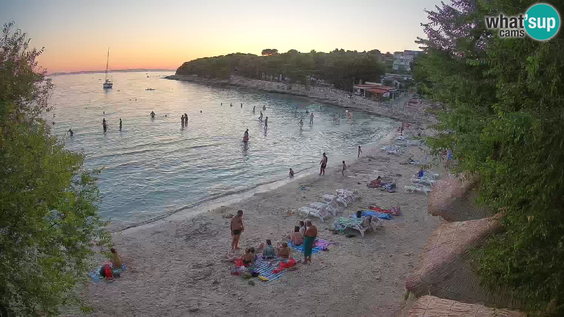 Strand Slanica Murter – webcam