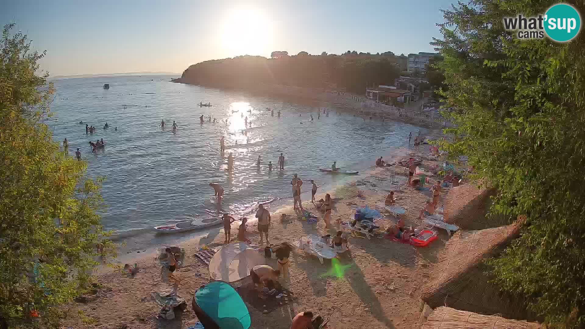 Strand Slanica Murter – webcam