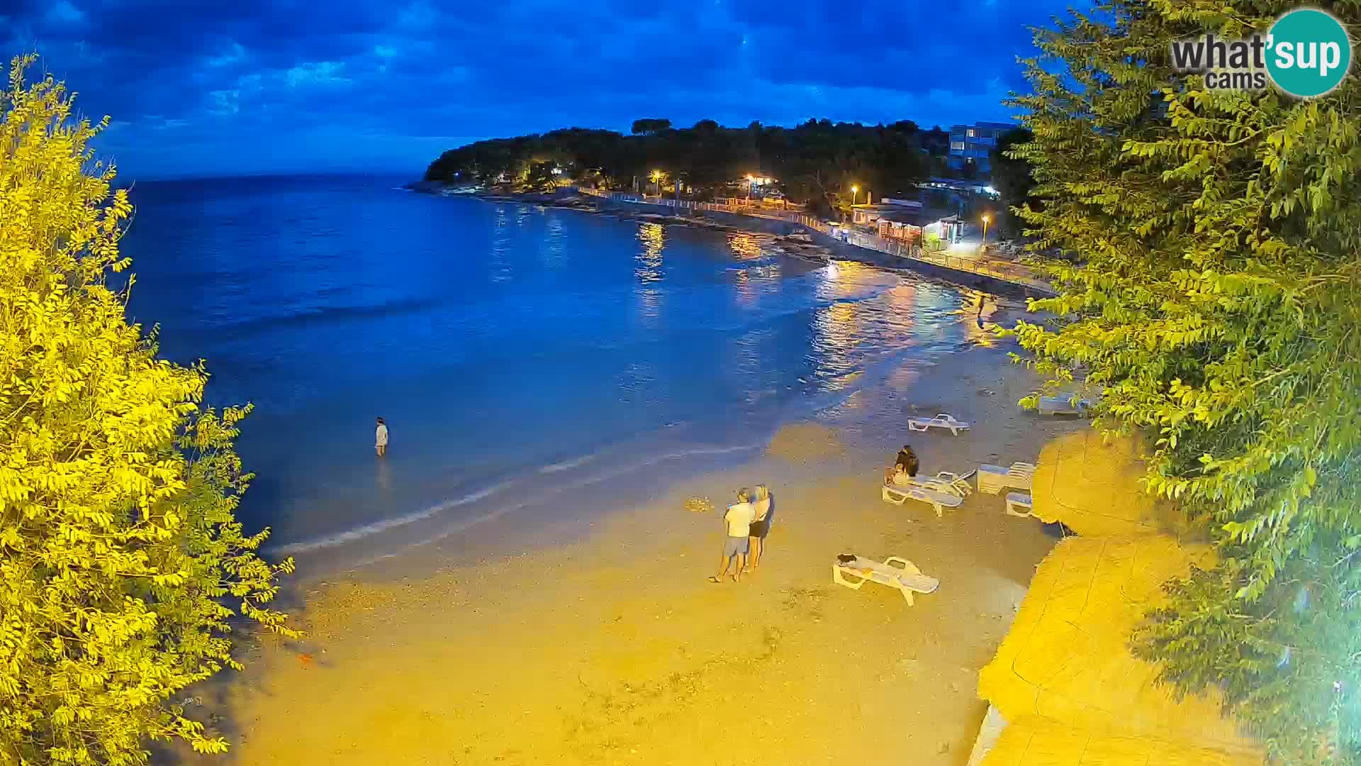 Strand Slanica Murter – webcam