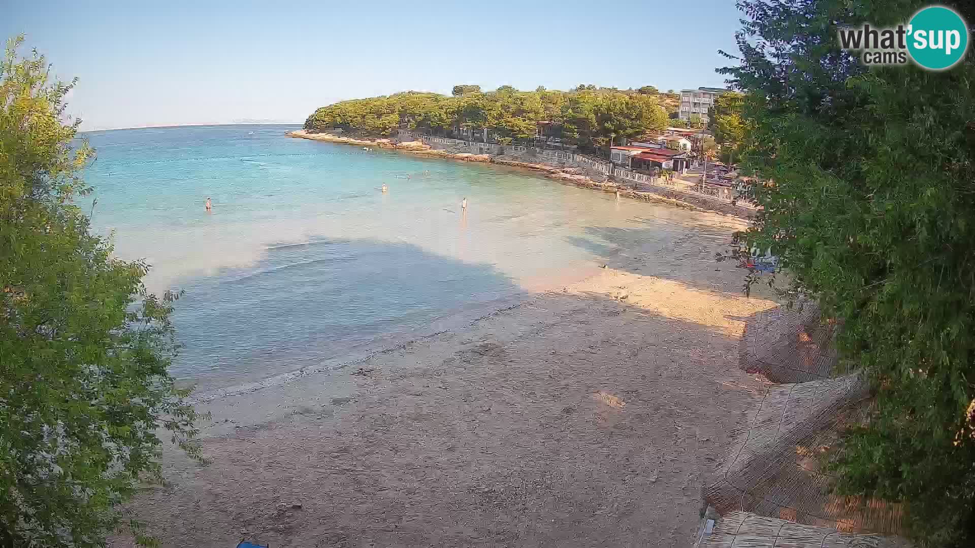 Strand Slanica Murter – webcam