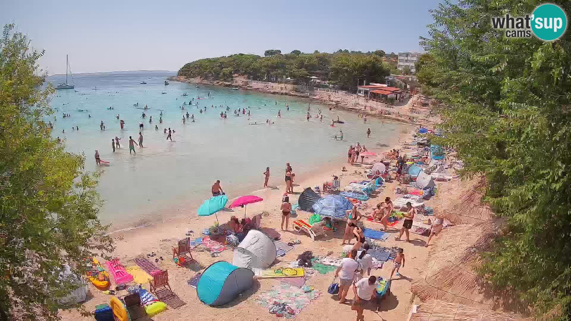 Plaža Slanica Murter – web kamera