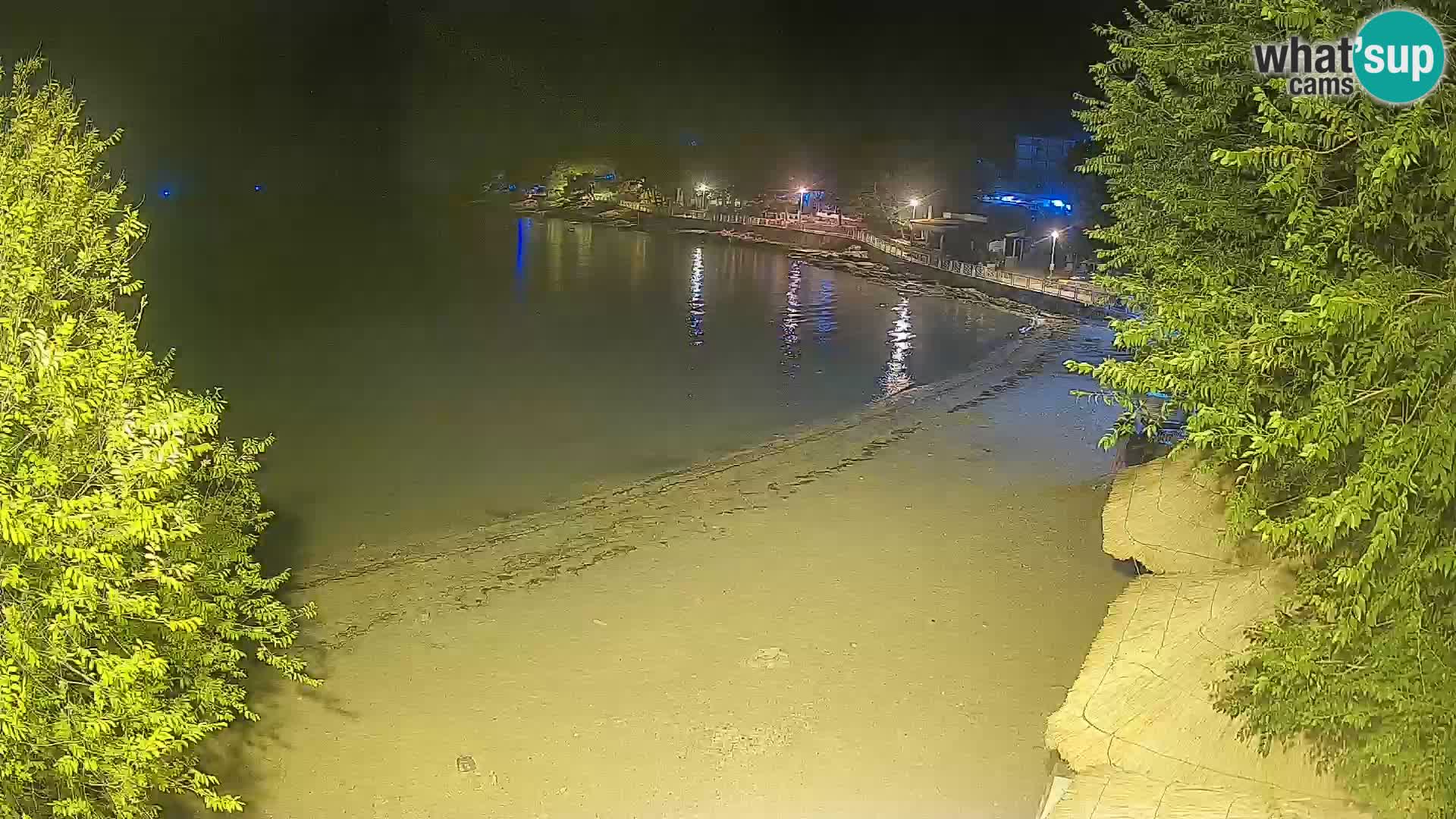 Strand Slanica Murter – webcam