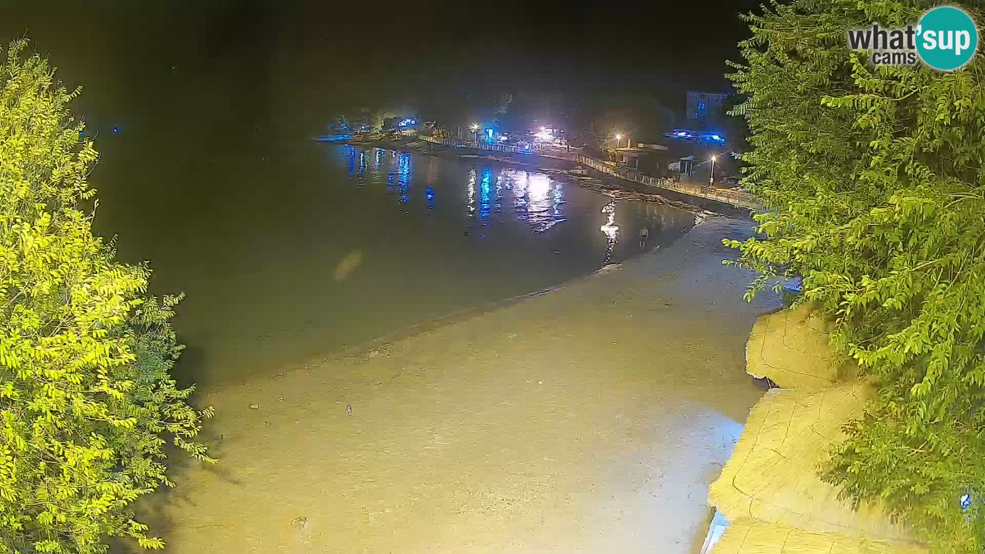 Strand Slanica Murter – webcam