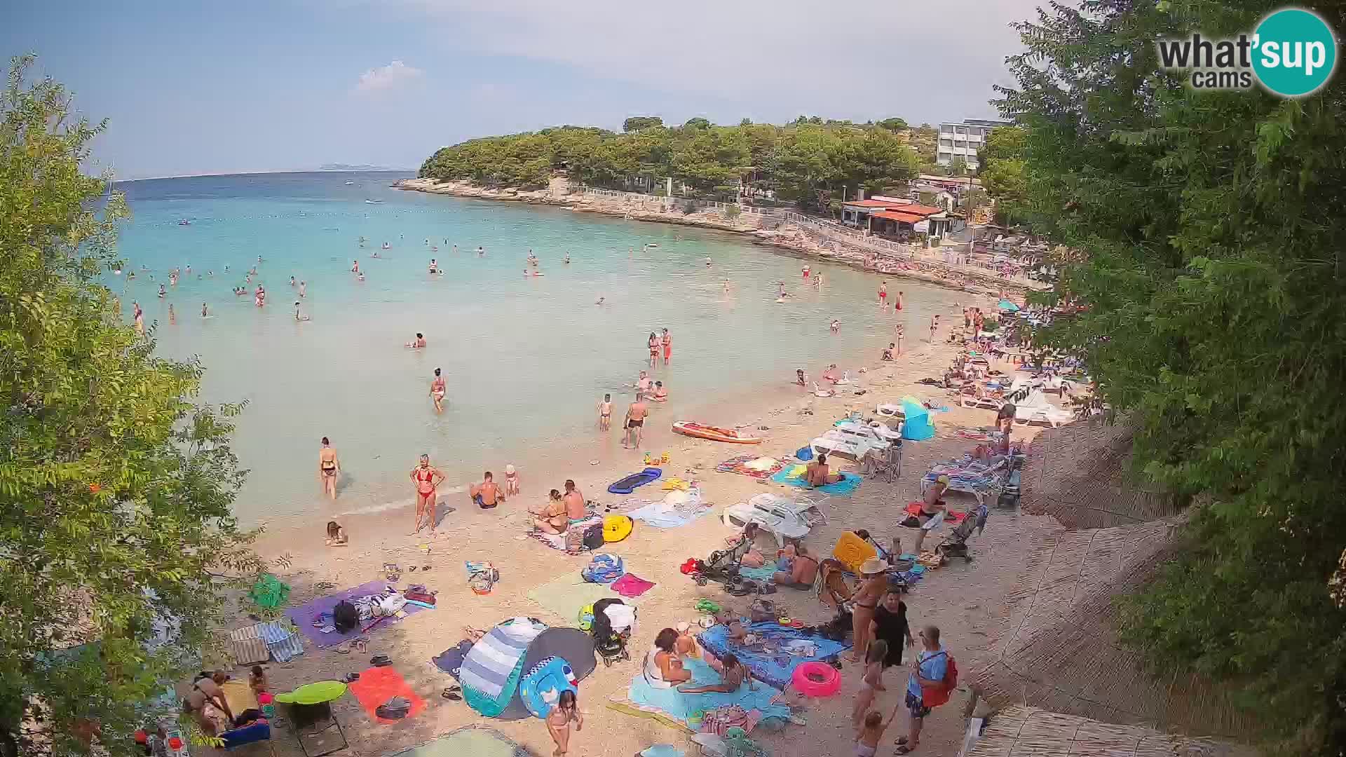 Strand Slanica Murter – webcam