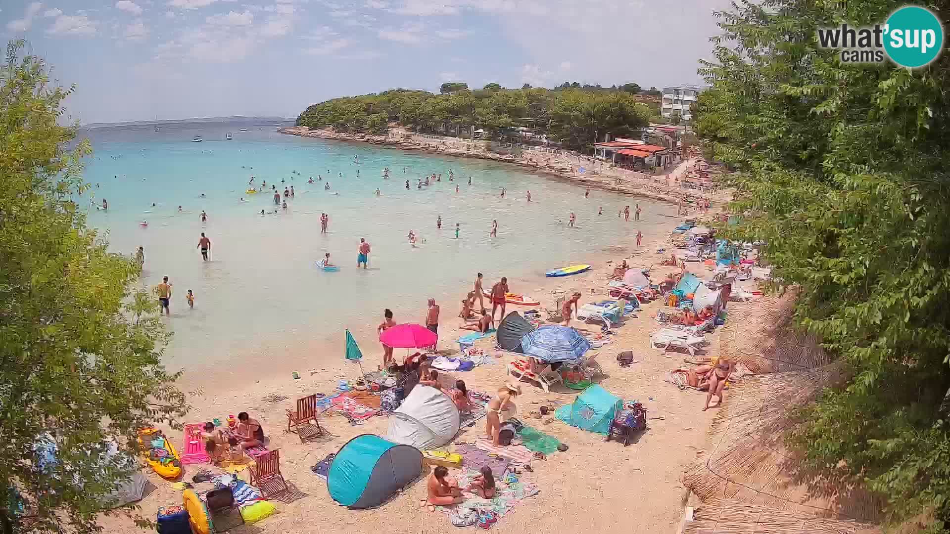 Strand Slanica Murter – webcam