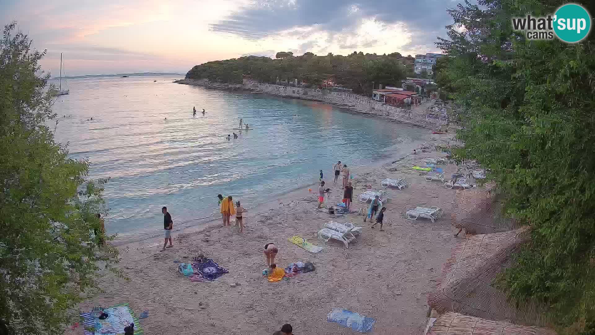 Strand Slanica Murter – webcam