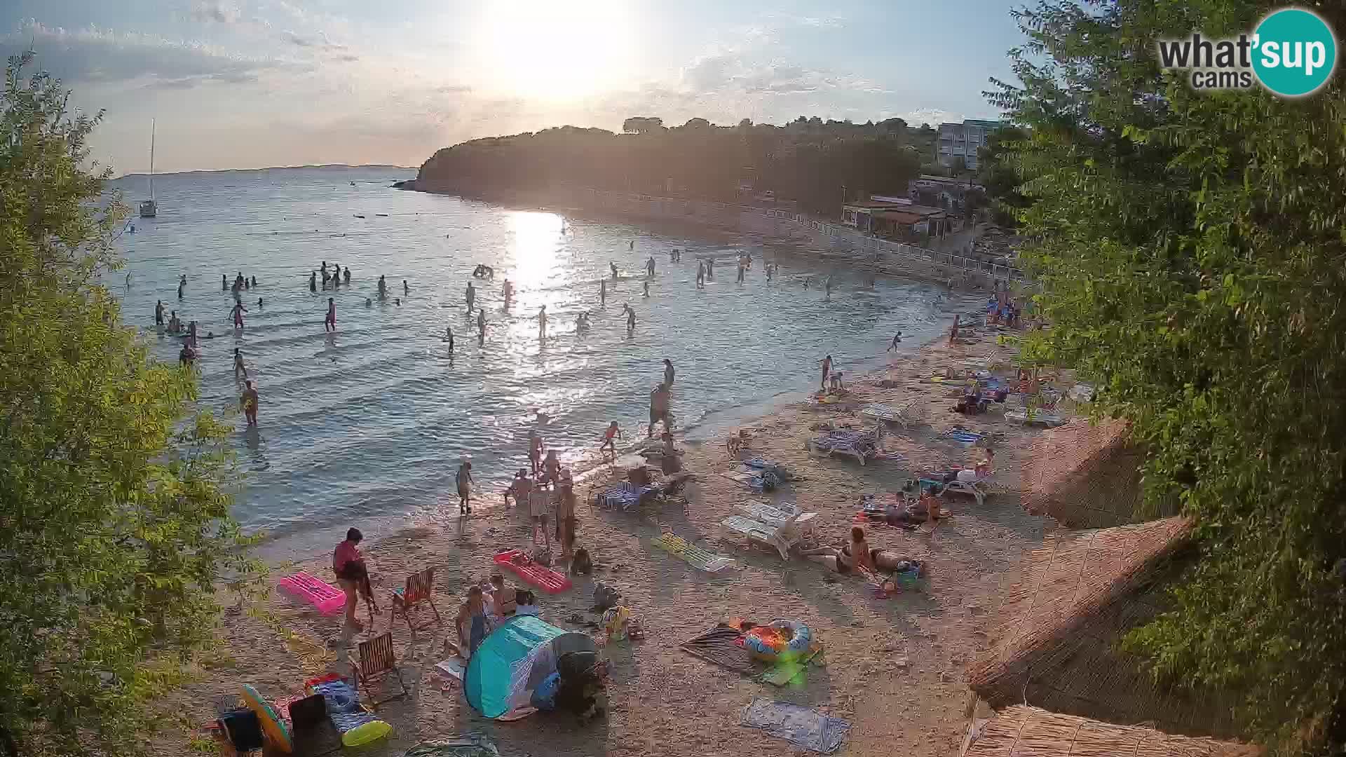Plaža Slanica Murter – web kamera