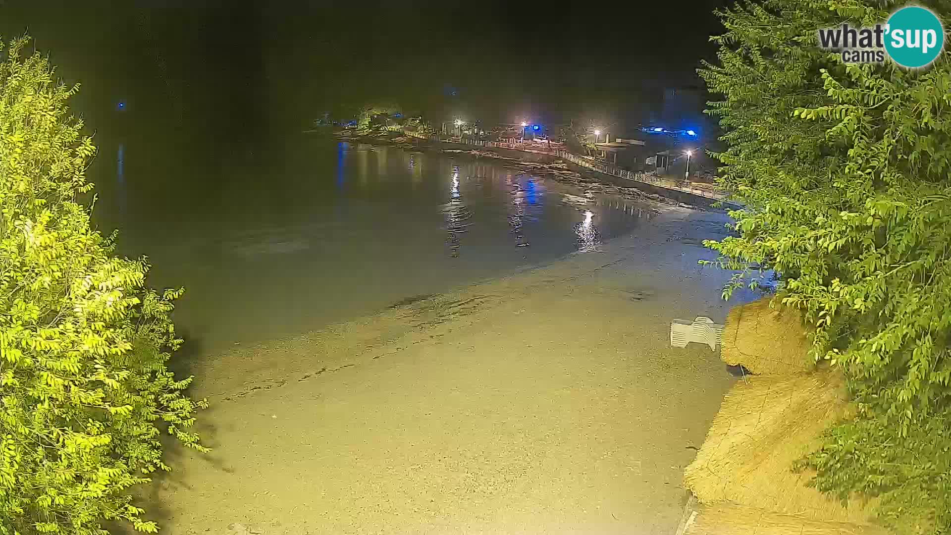 Strand Slanica Murter – webcam