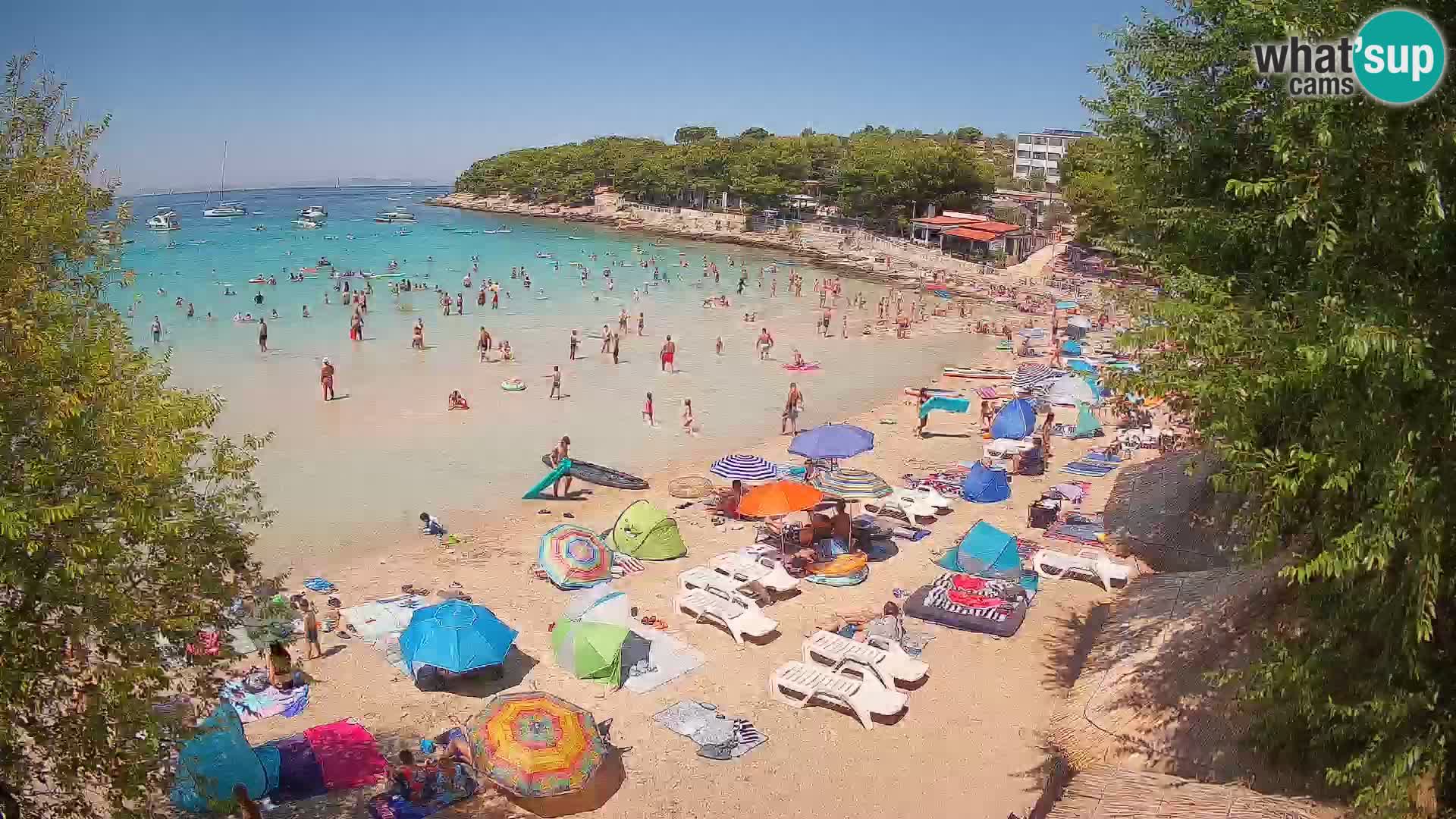 Plaža Slanica Murter – web kamera