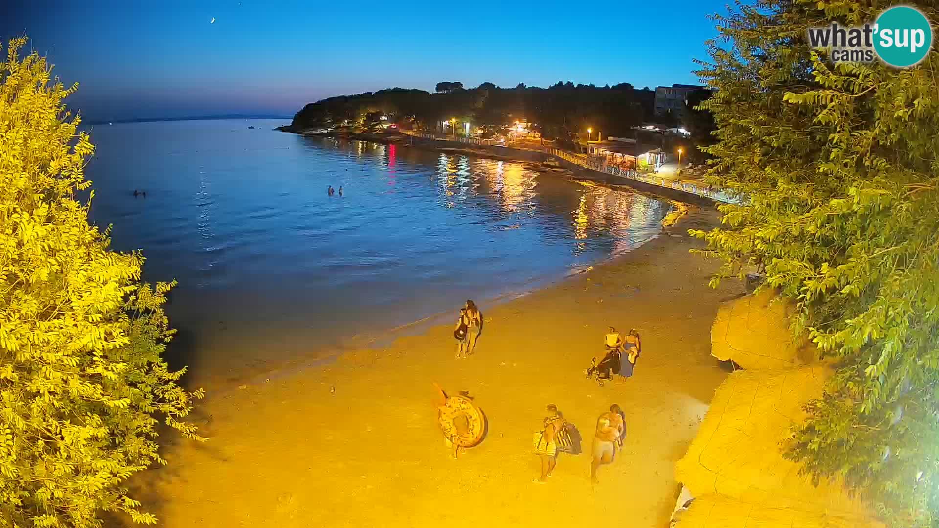 Strand Slanica Murter – webcam