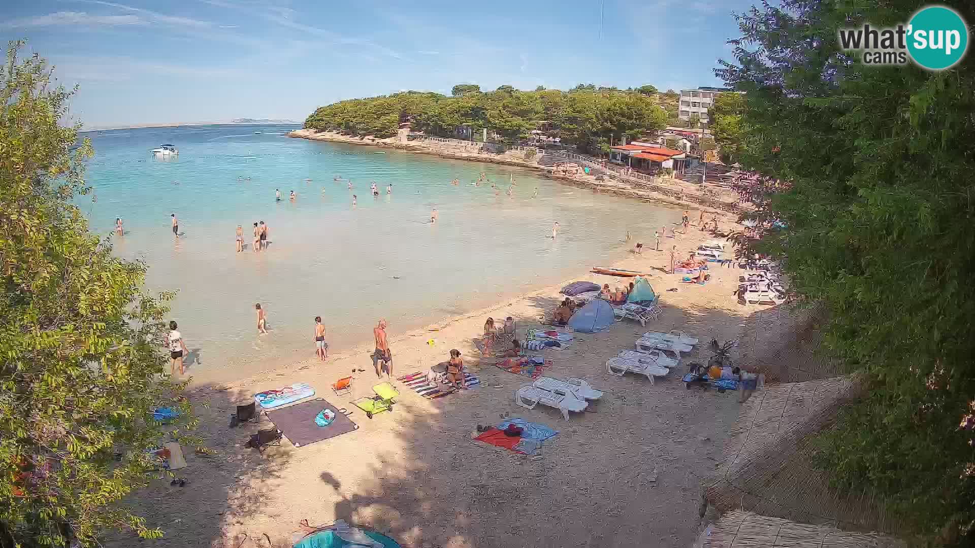 Strand Slanica Murter – webcam