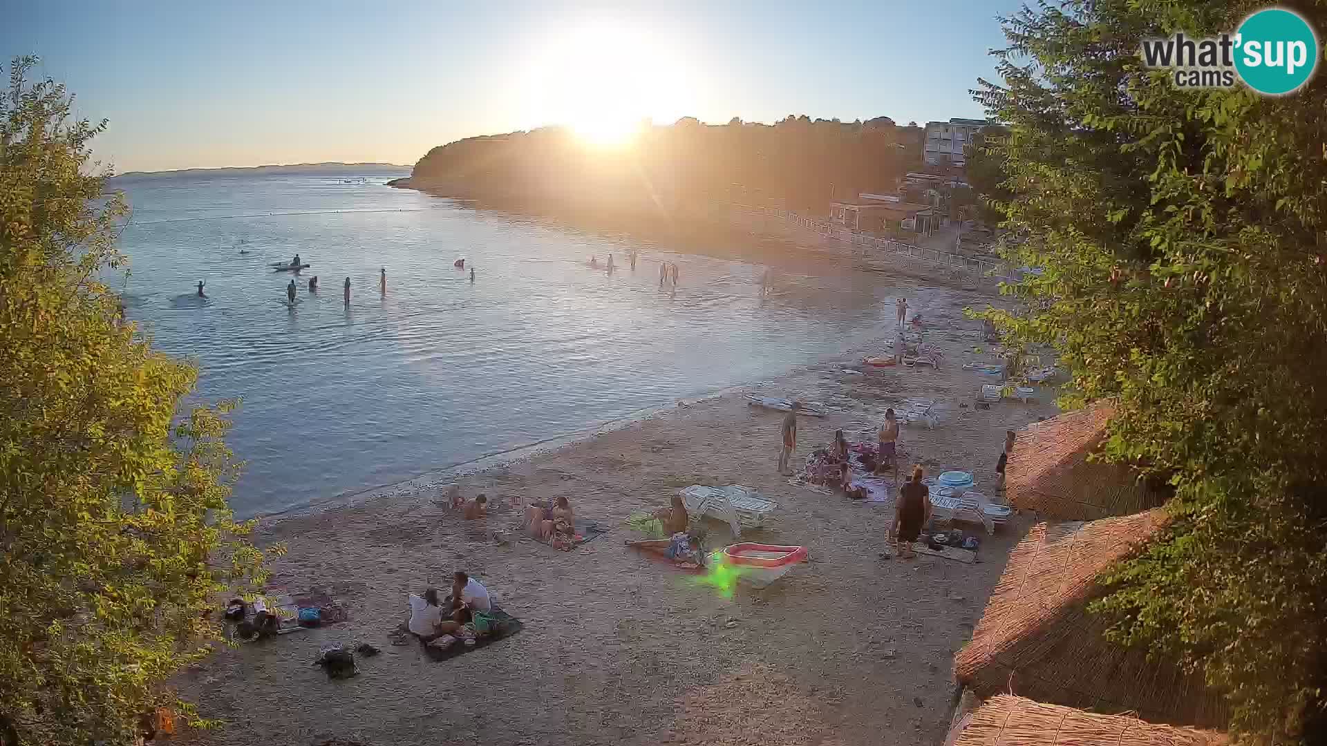 Strand Slanica Murter – webcam
