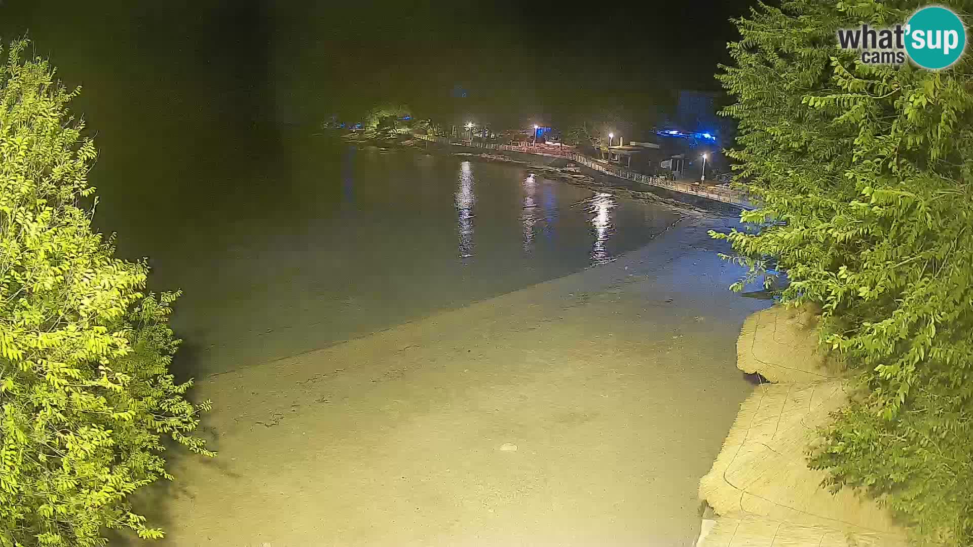 Strand Slanica Murter – webcam