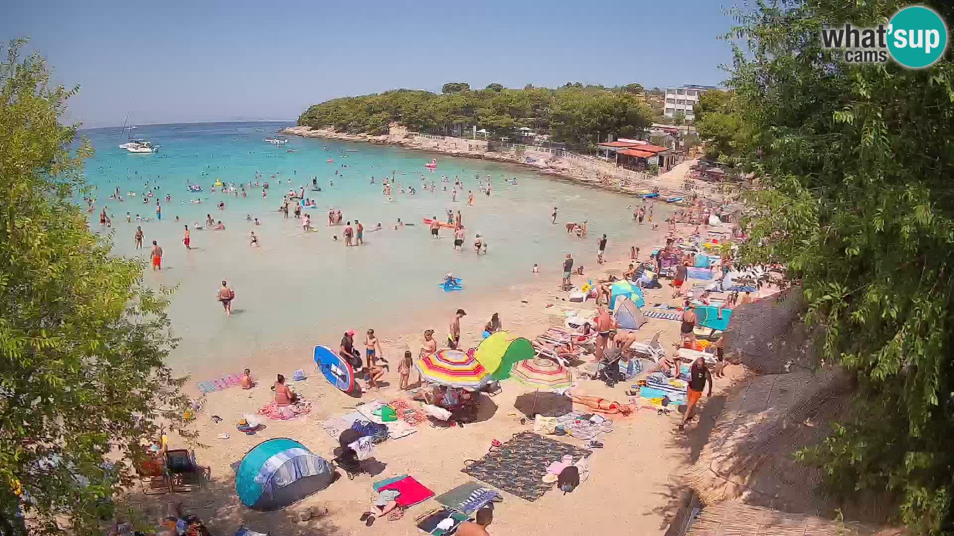 Strand Slanica Murter – webcam