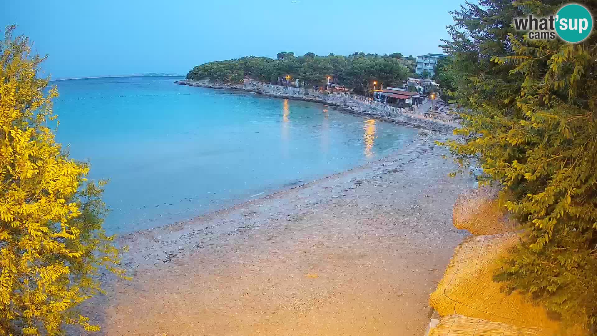 Strand Slanica Murter – webcam