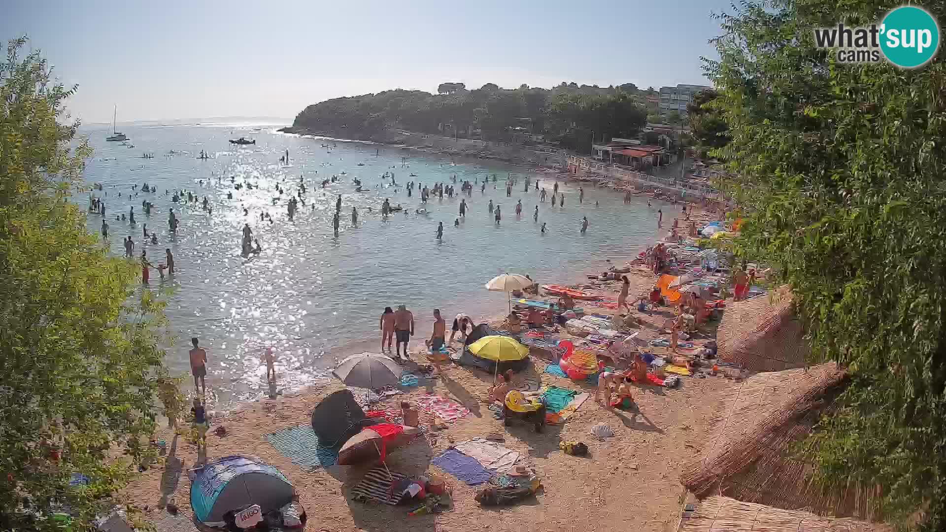 Strand Slanica Murter – webcam