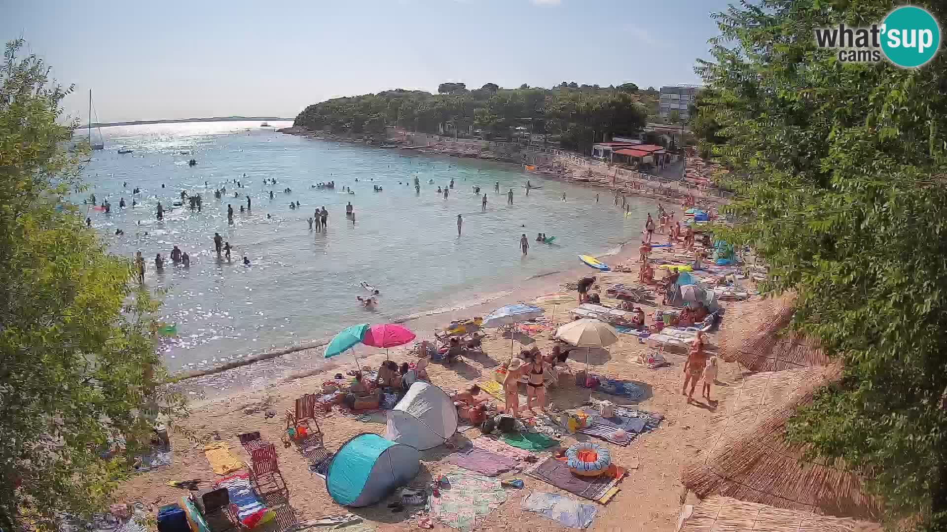 Strand Slanica Murter – webcam