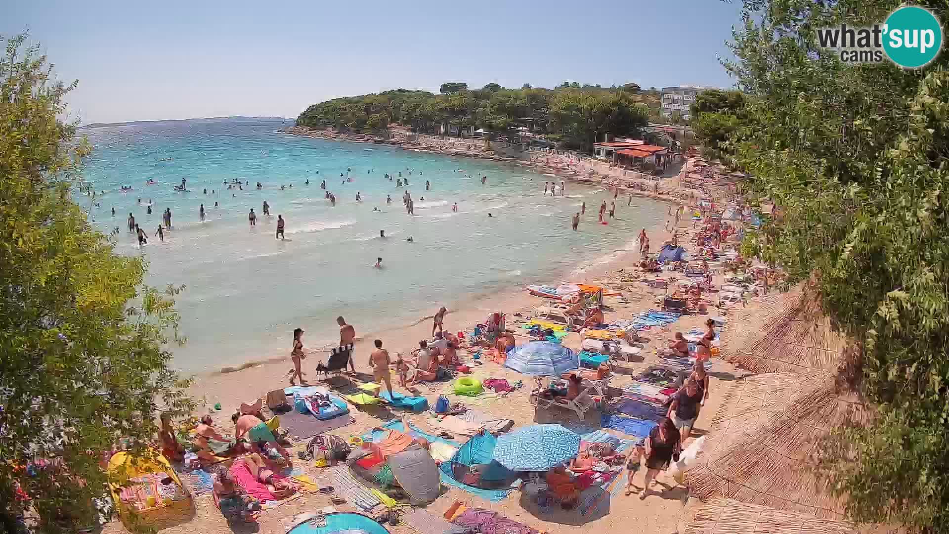 Strand Slanica Murter – webcam