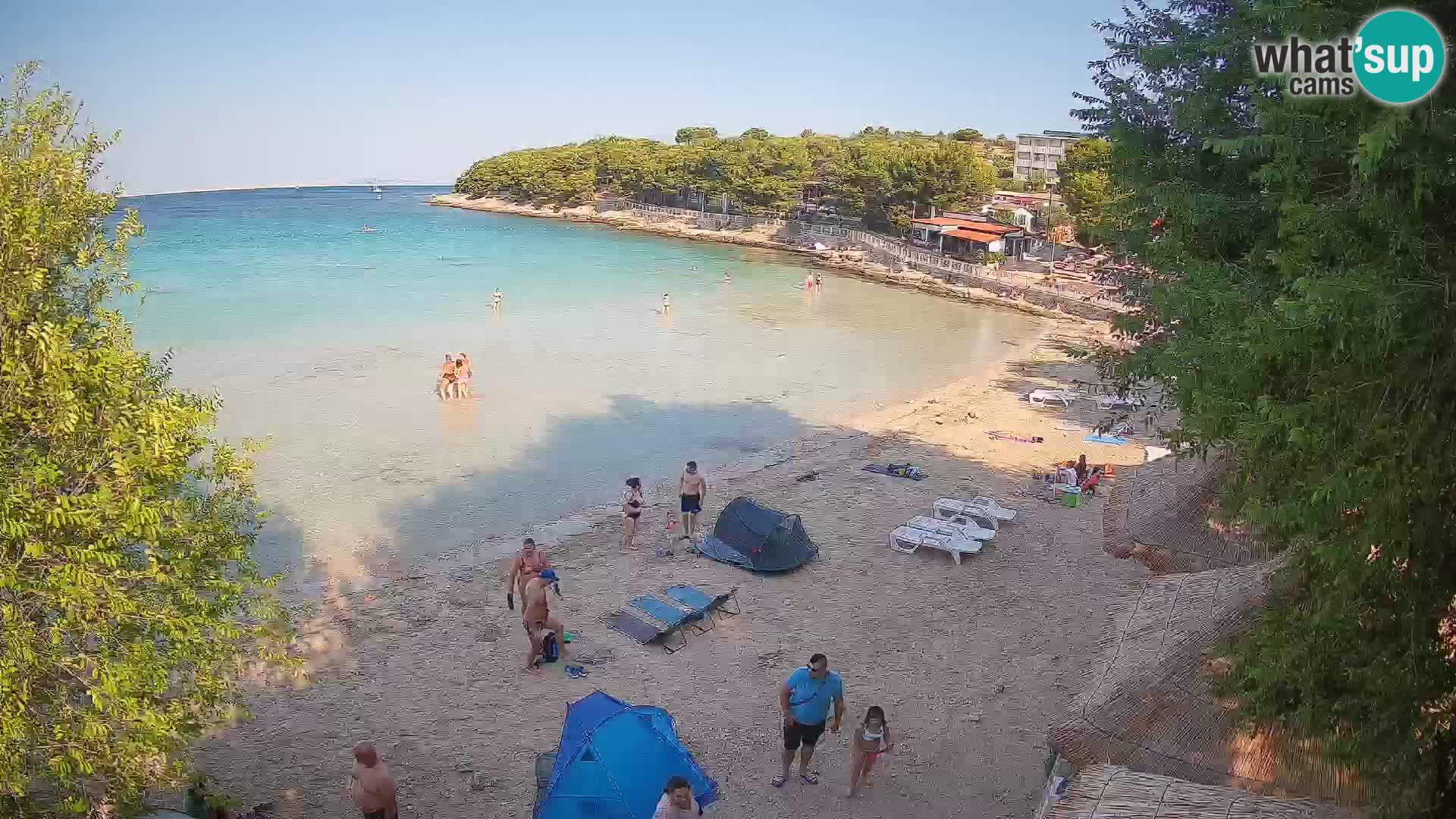 Plaža Slanica Murter – kamera v živo