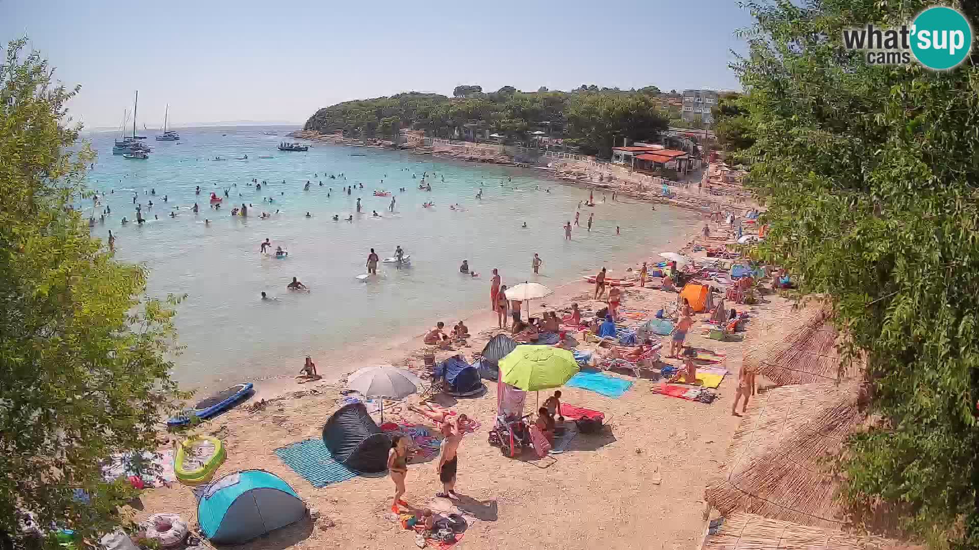 Plaža Slanica Murter – web kamera