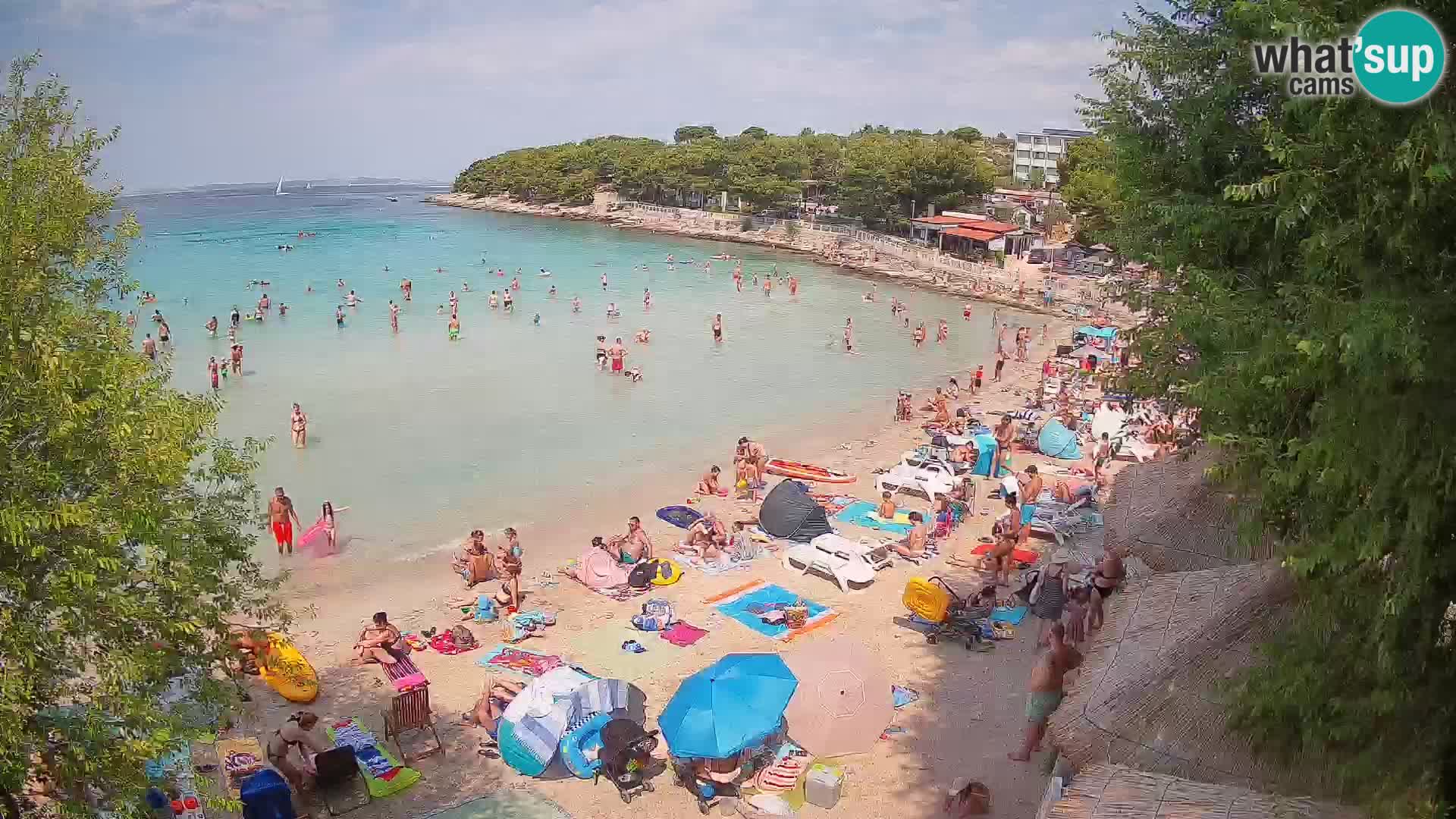 Strand Slanica Murter – webcam
