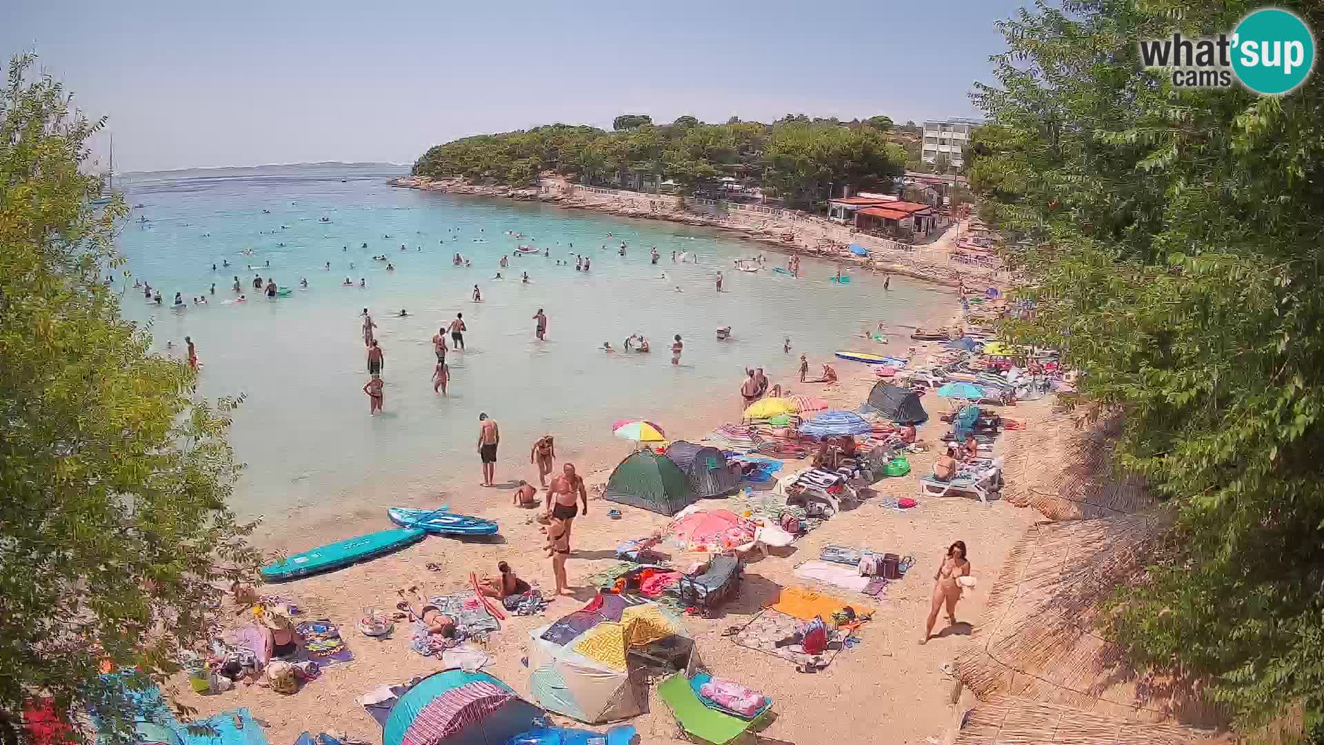 Plaža Slanica Murter – web kamera