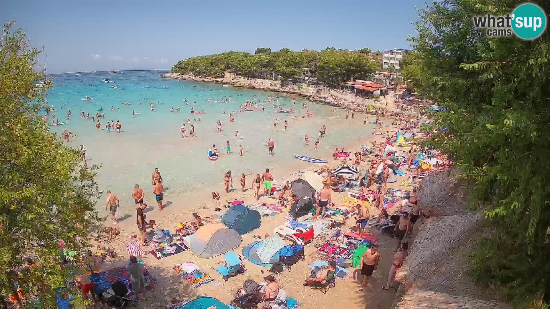 Strand Slanica Murter – webcam