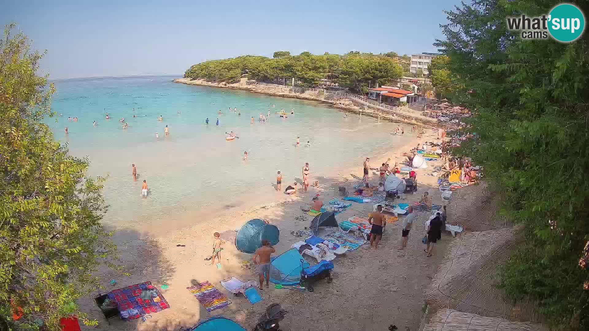 Plaža Slanica Murter – web kamera